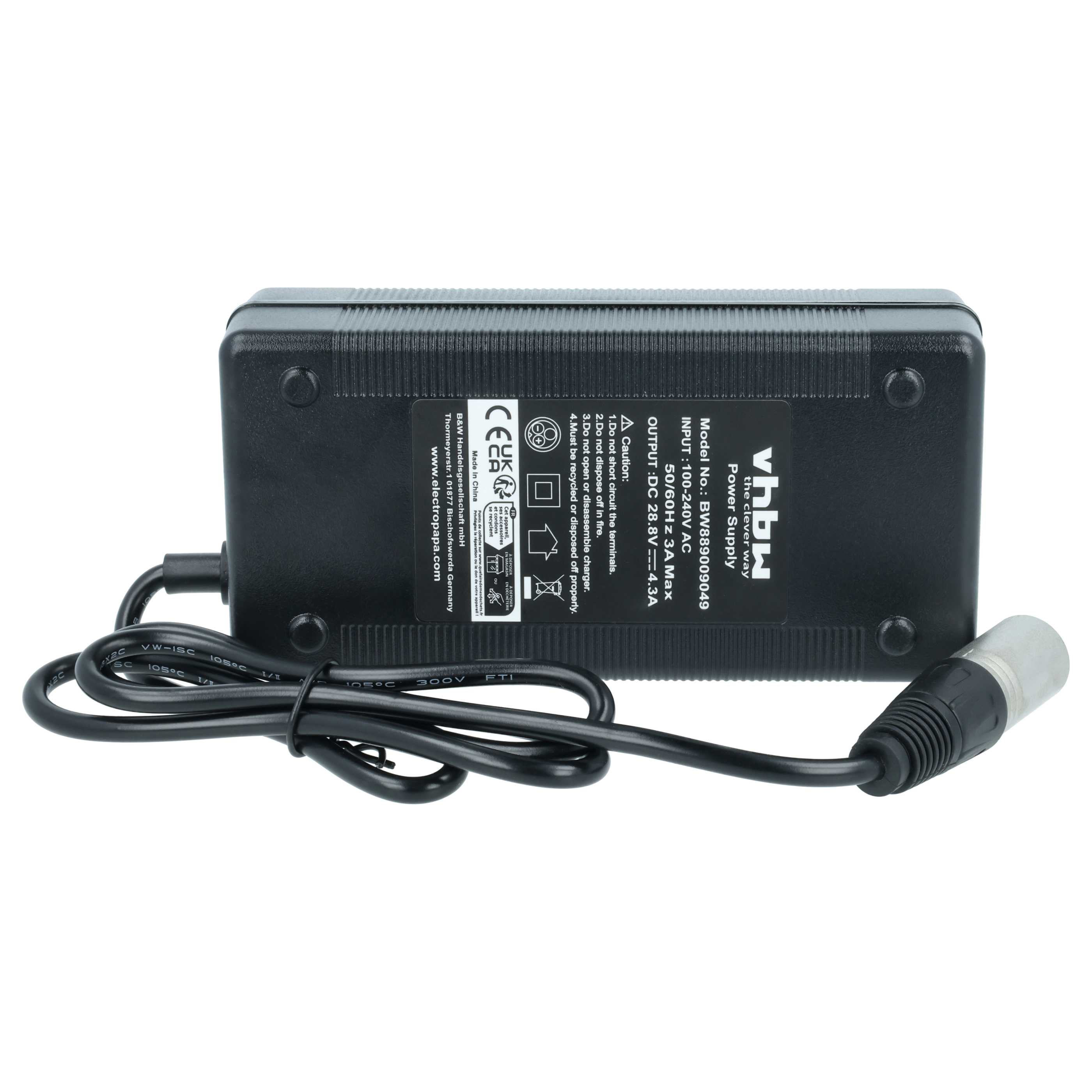 Mains Power Adapter replaces Meanwell OWA-60E-30ZCT, SOY-2940230, PB-120N-27C lawnmower robot Charging Station