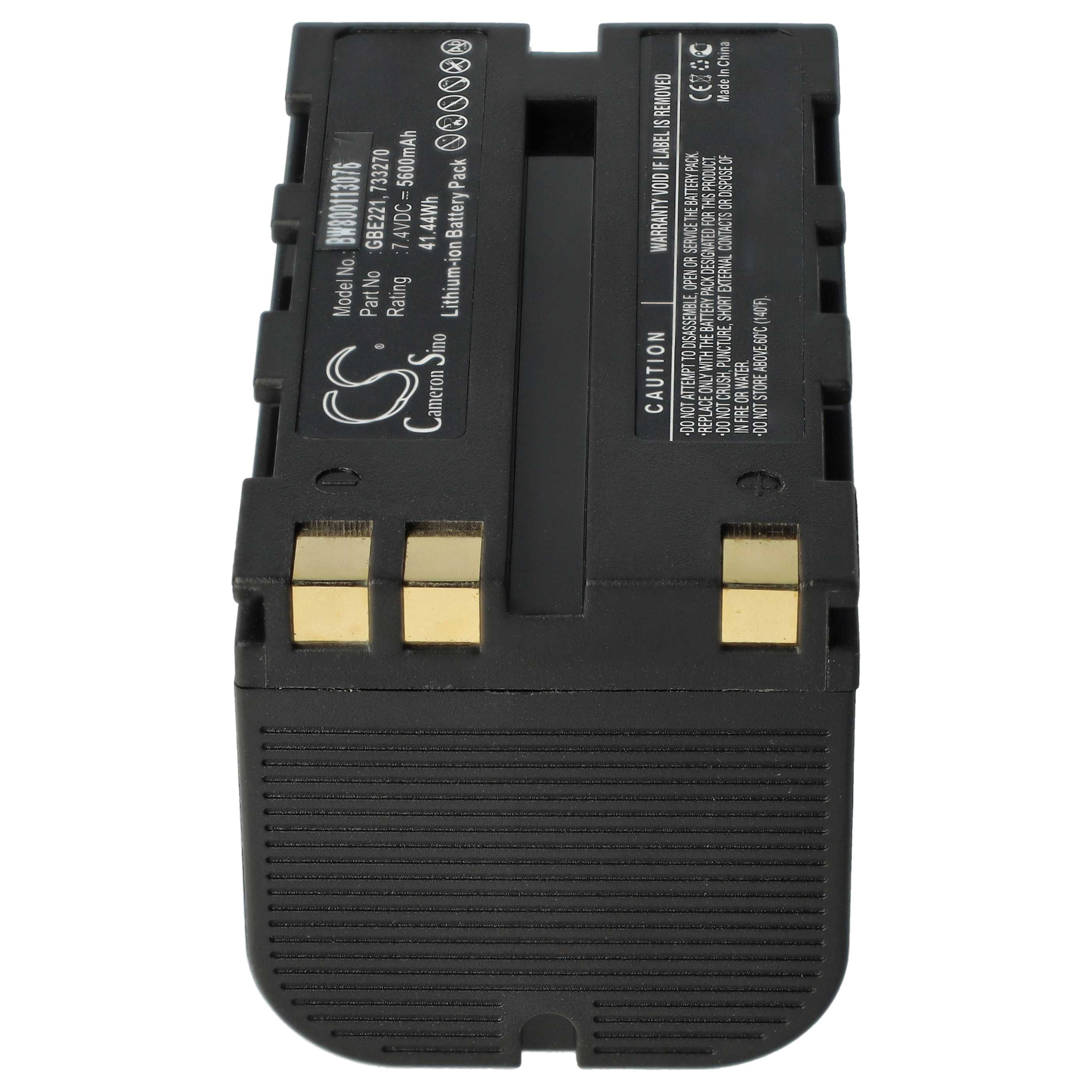 Messtechnik-Akku als Ersatz für Geomax ZBA200, ZBA400 für Leica - 5600mAh 7,4V Li-Ion