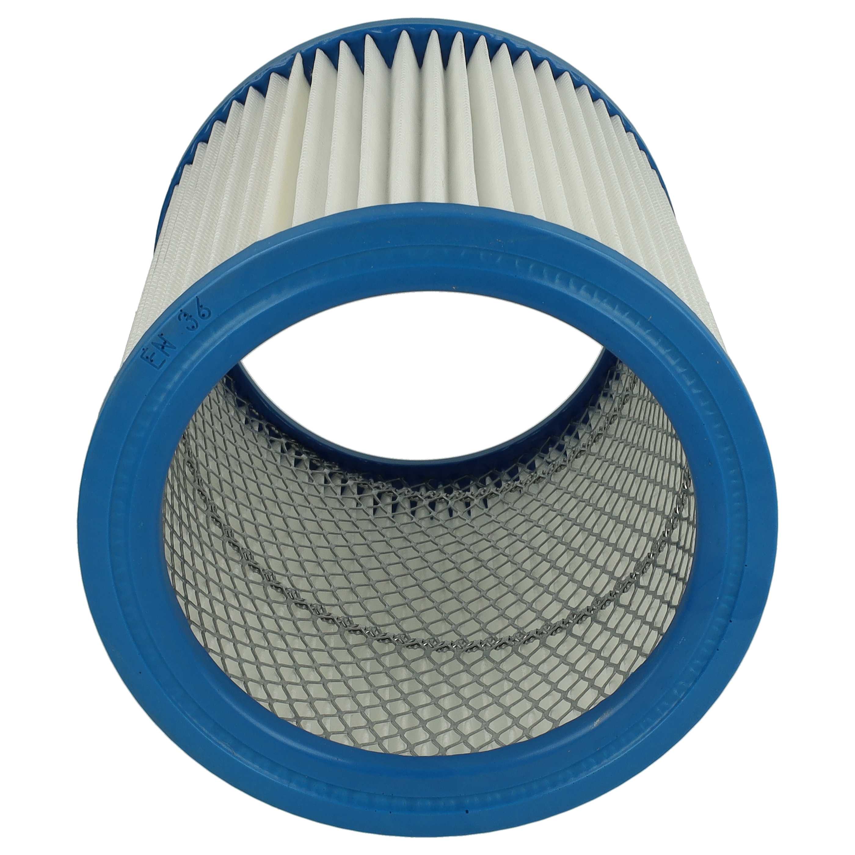 4x cartridge filter replaces Fein 31322765009, 4014586261454 for Fein Vacuum Cleaner, white