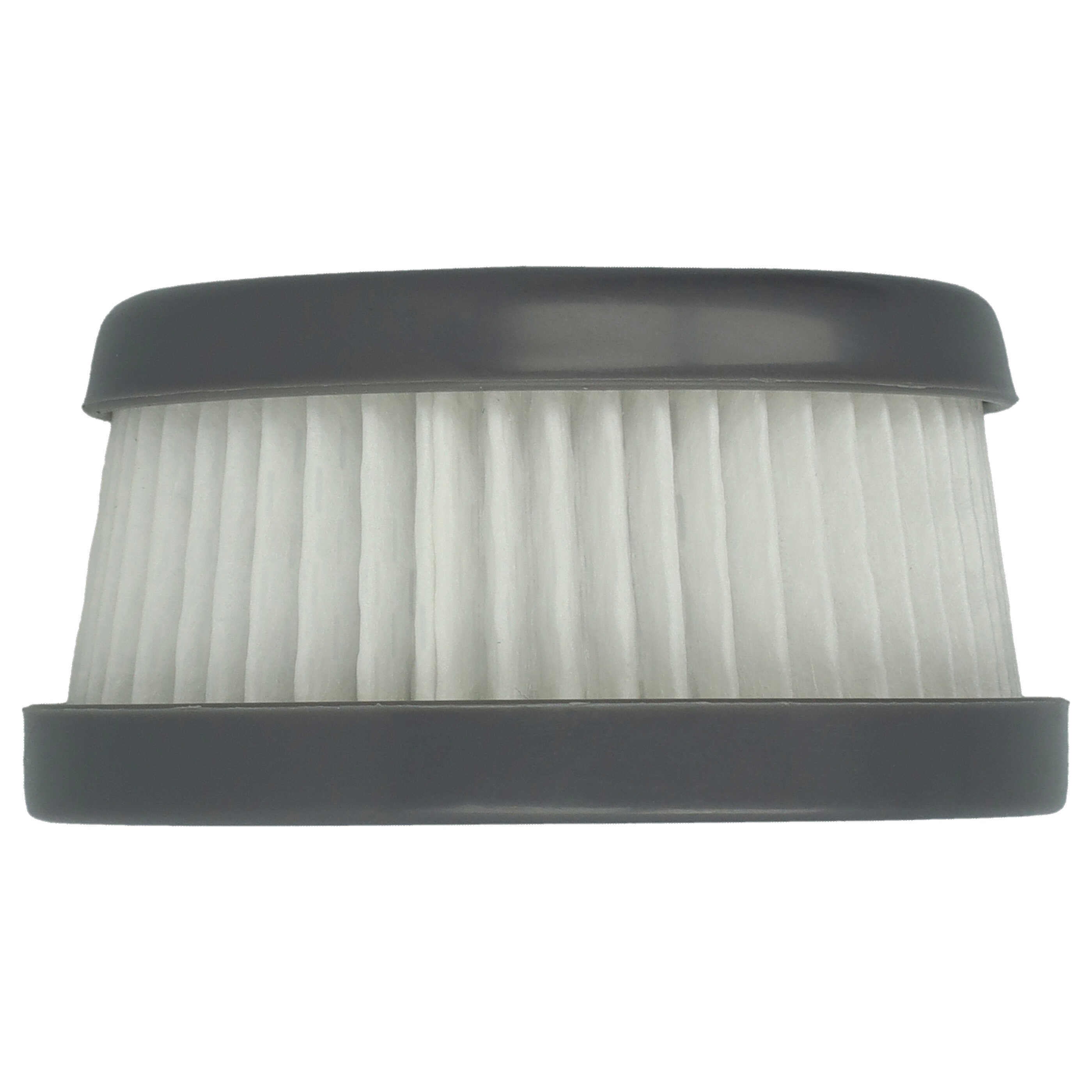 2x Filterfilter replaces Black & Decker VFORB10 for Black & Decker Vacuum Cleaner, white / grey