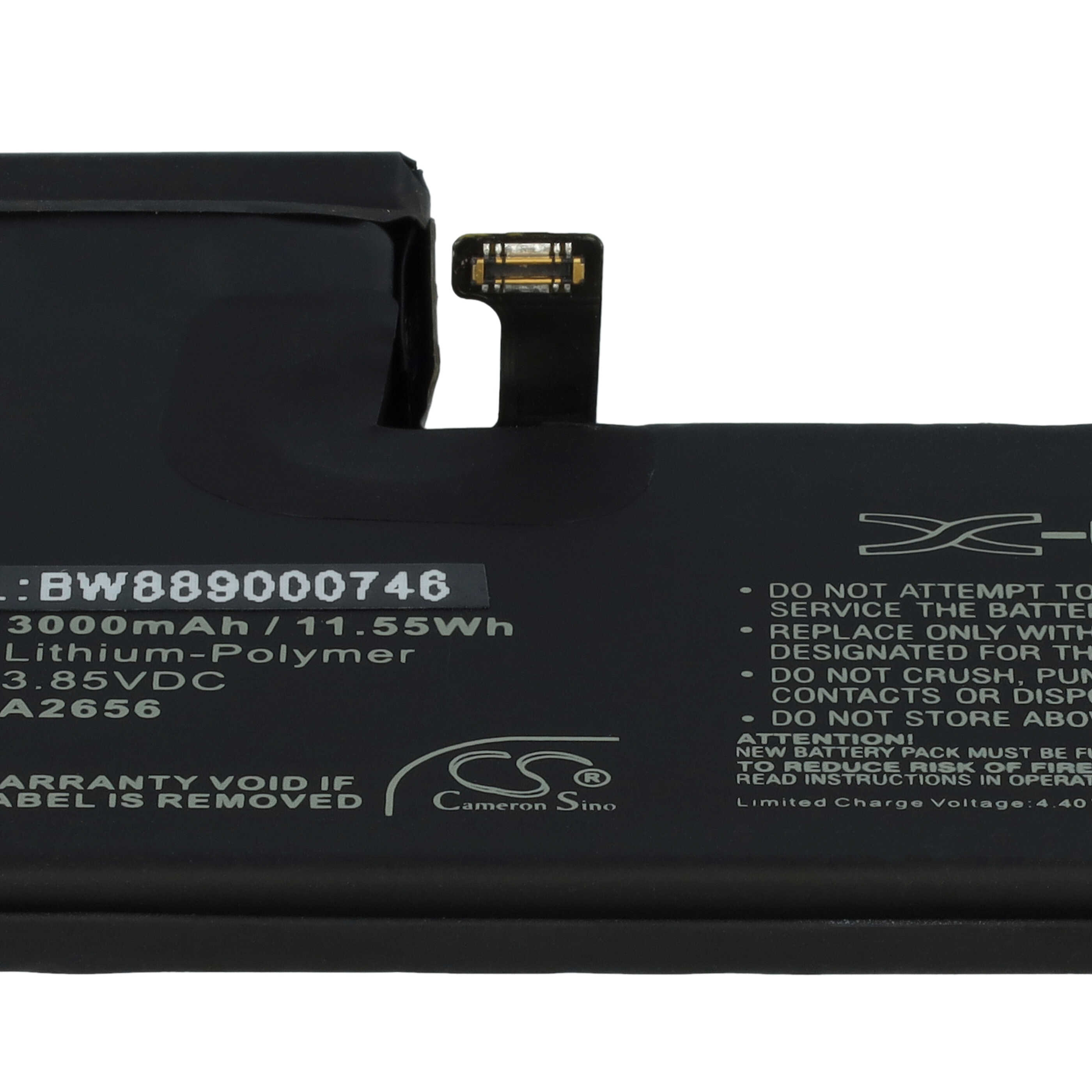Akumulator bateria do telefonu smartfona zam. Apple A2656 - 3000mAh, 3,85V, LiPo