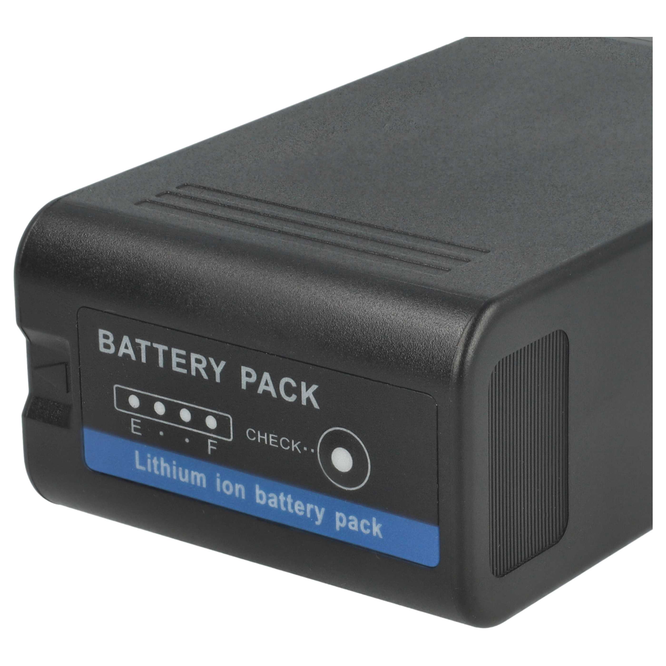 Videocamera 2x Battery replaces Sony BP-U90, BP-U60, BP-U30, BP-U95 - 7800 mAh 14.8 V Li-Ion