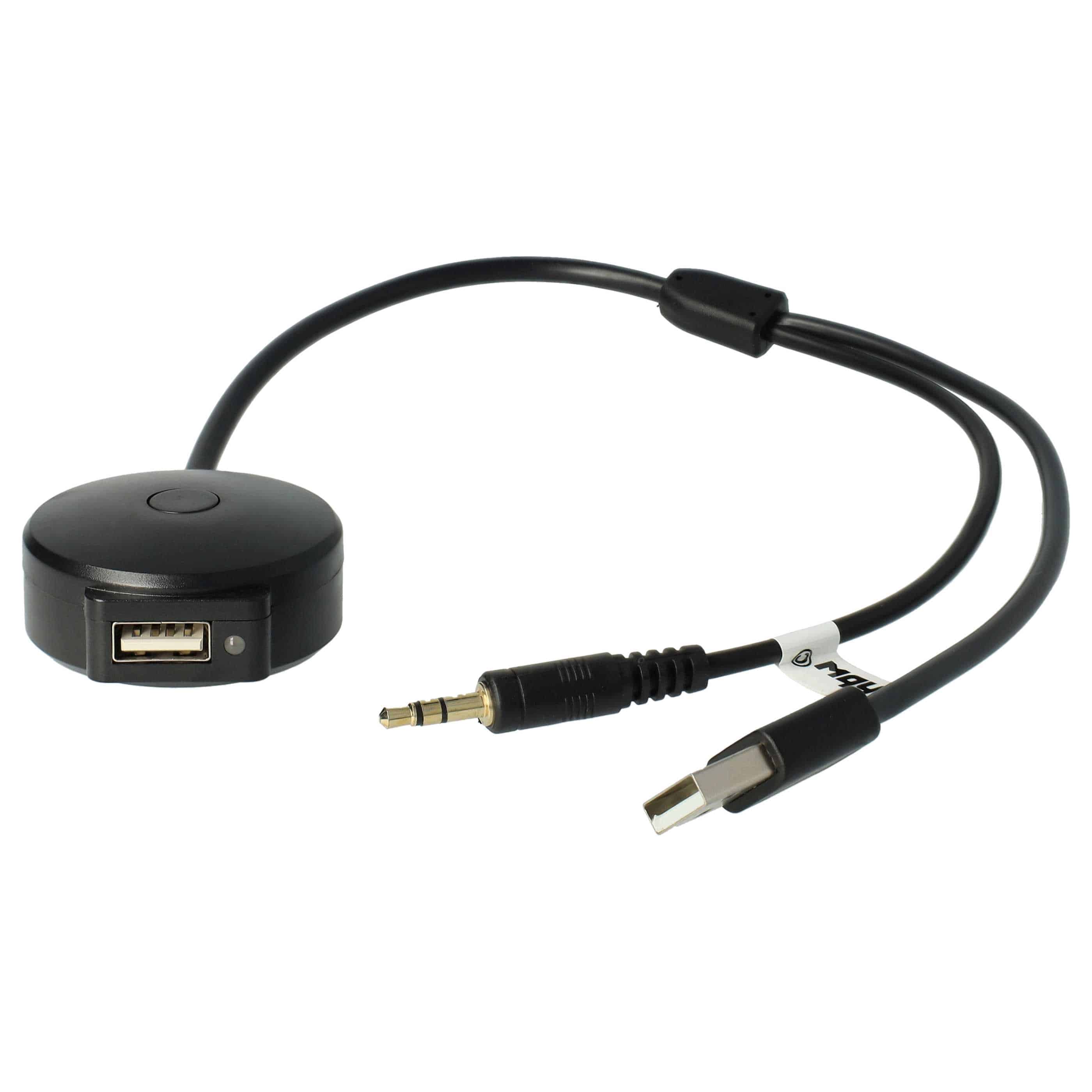 AUX Audio Adapter Cable for BMW, MINI Z4 Car Radio etc. - USB, Bluetooth
