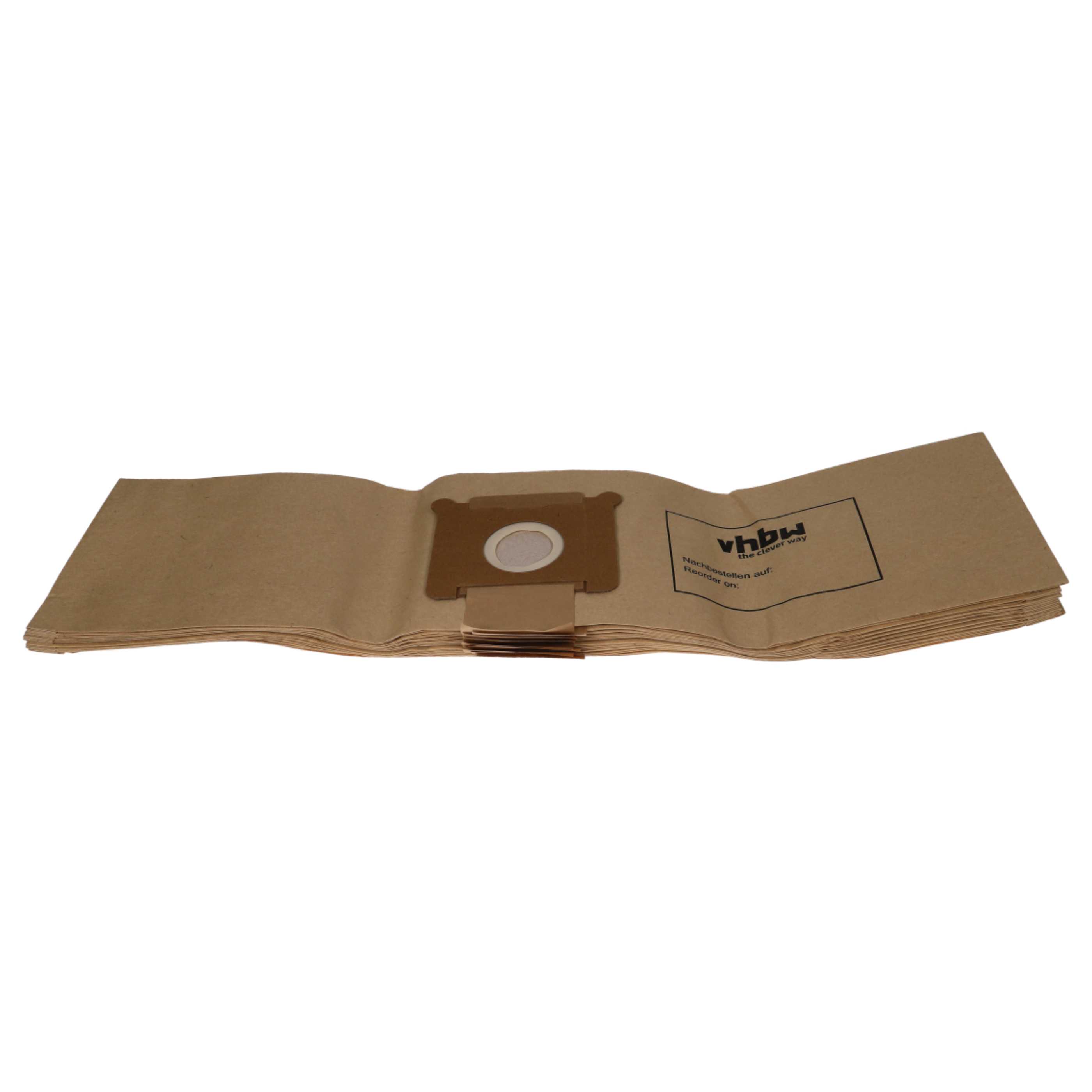 20x Sac remplace Fakir 2204805, 2601805, 3288810, 3270805 pour aspirateur Hako - papier