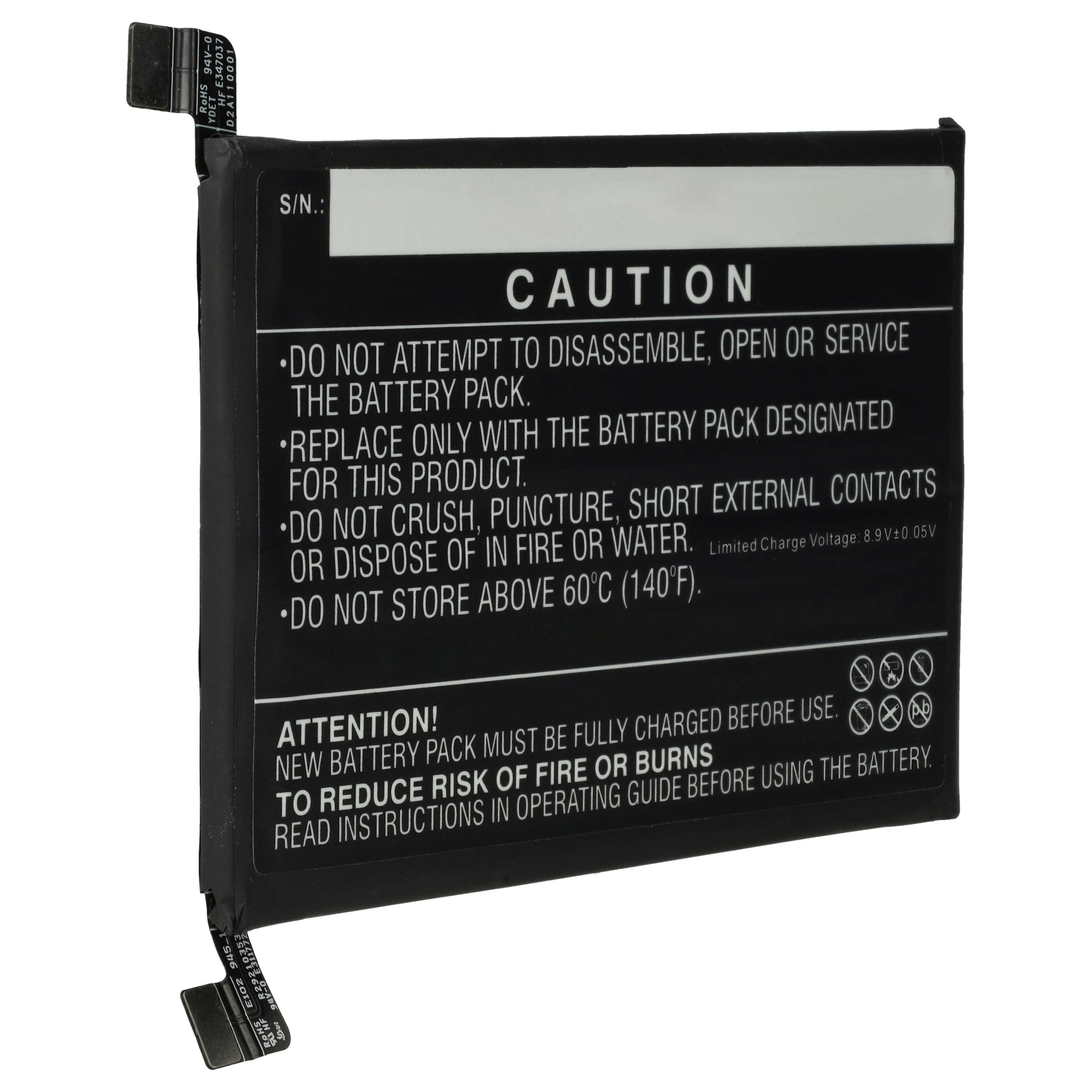 Akumulator do telefonu smartfona zamiennik OnePlus BLP945 - 2350 mAh 7,74 V LiPo