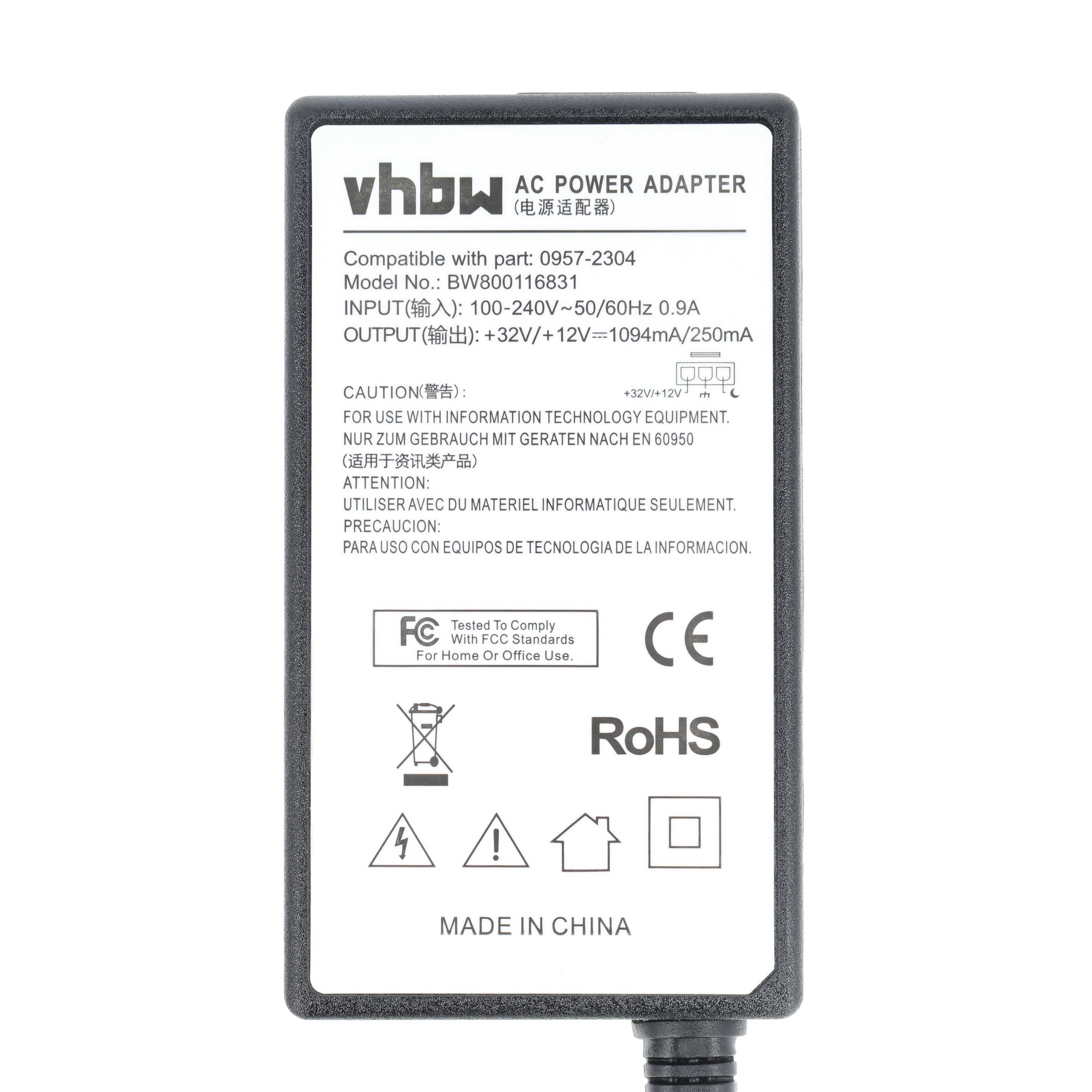 Netzteil als Ersatz für HP 0957-2304 für HP Drucker - 14,5 cm