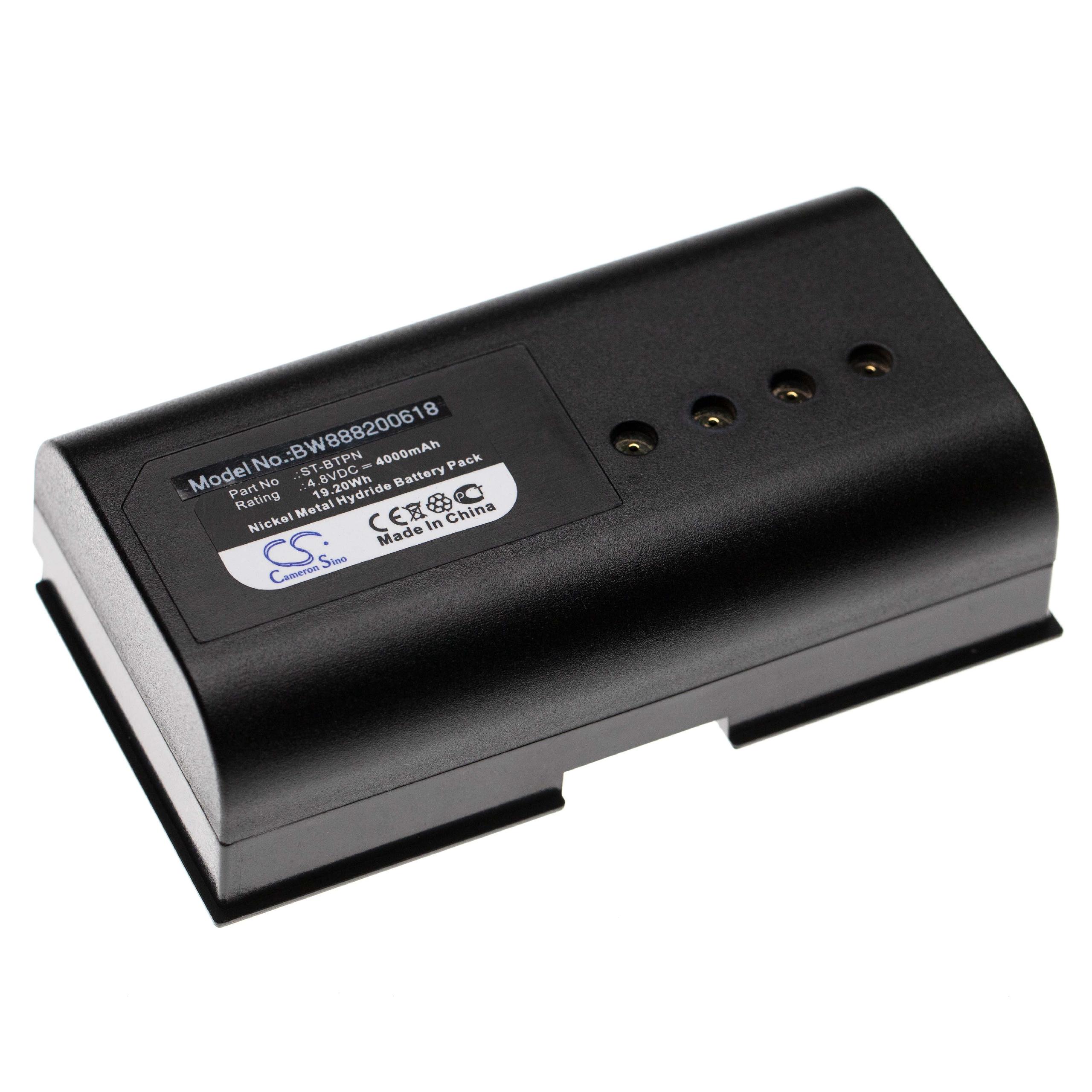 Batería reemplaza Crestron ST-BTPN para touchpad (4000 mAh, 4,8 V, NiMH)