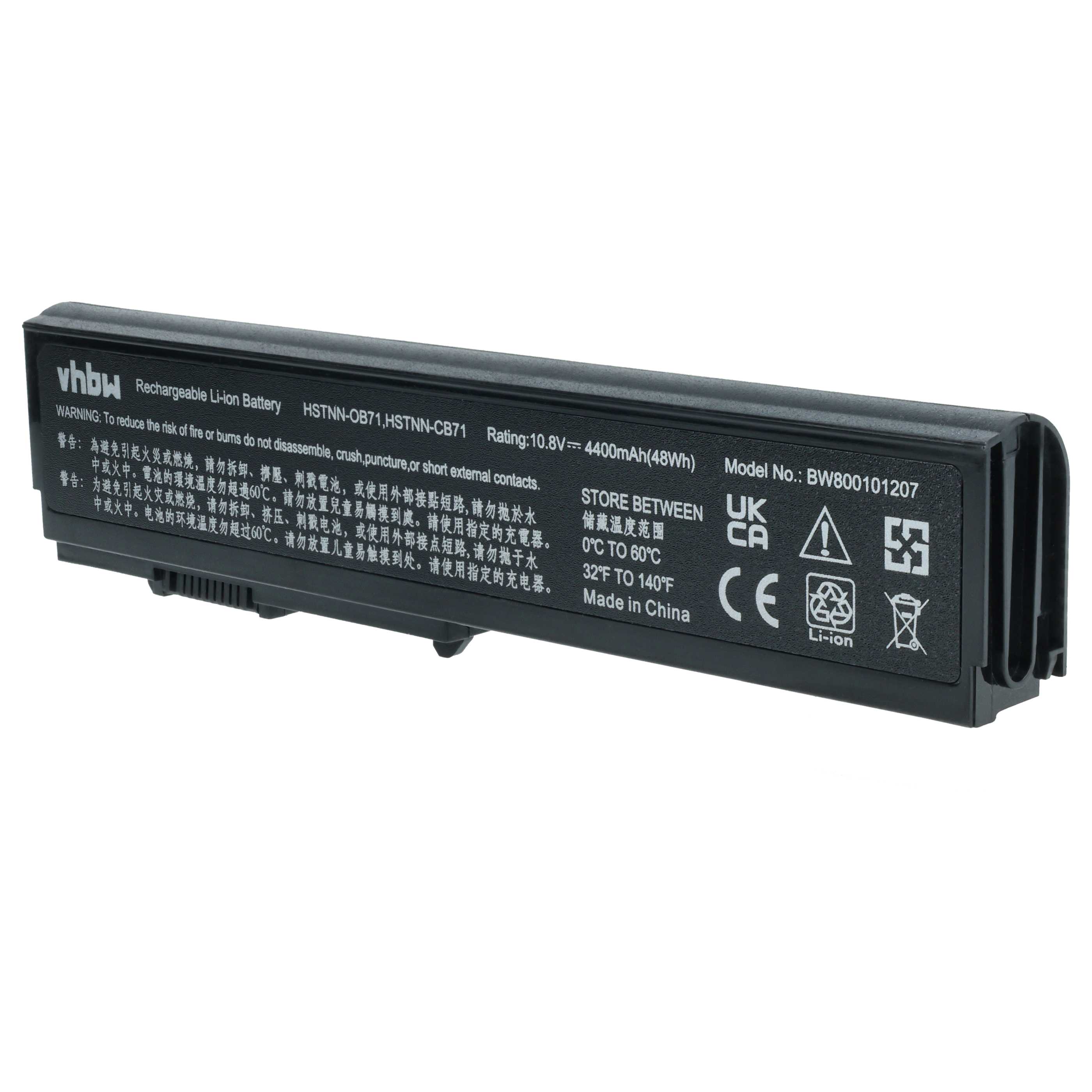 Akumulator do laptopa zamiennik HP 468816-001, 463305-751, 463305-341 - 4400 mAh 10,8 V Li-Ion, czarny