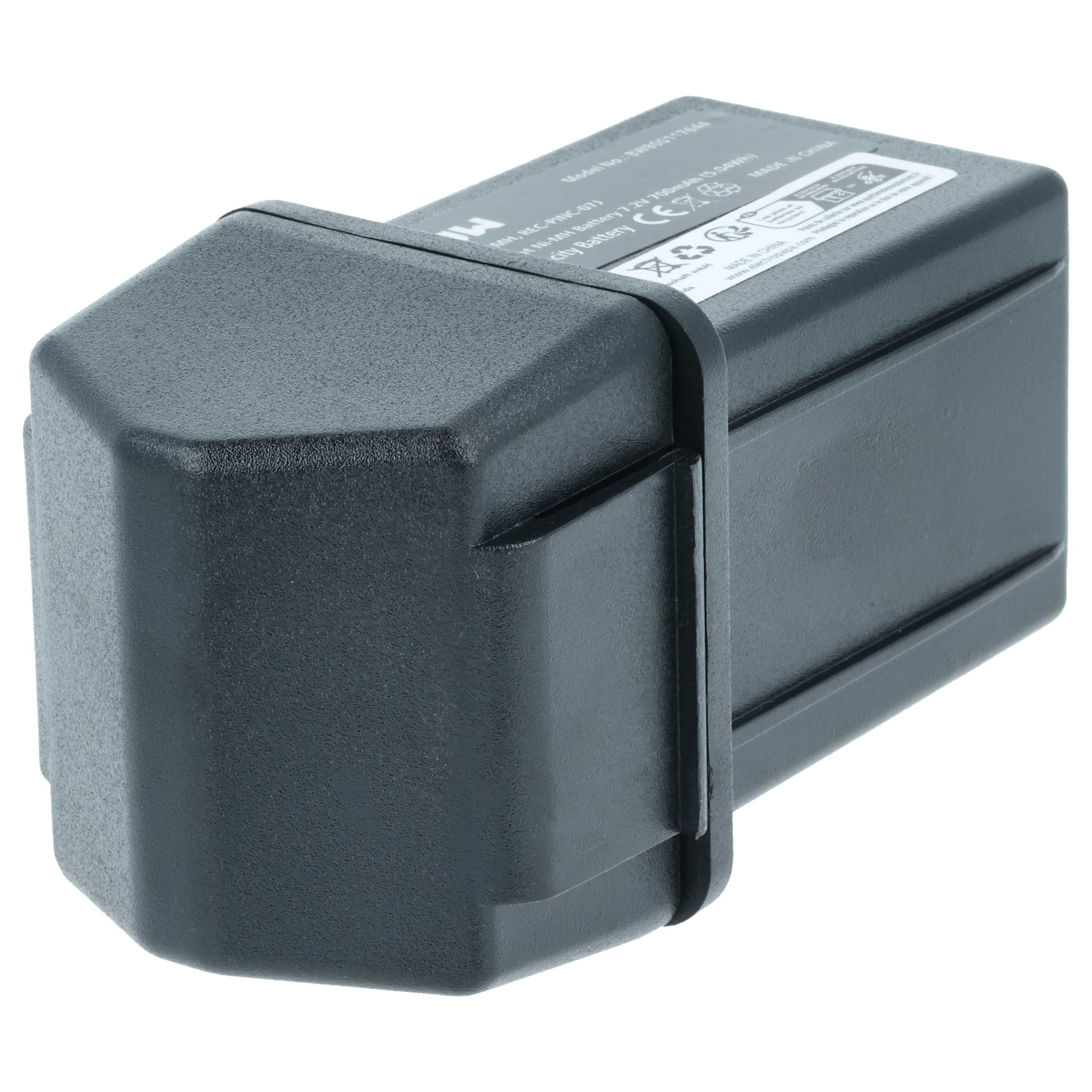 Batteria per telecomando remote controller sostituisce Elca PINC 07MH, PINC-07MH - 700mAh 7,2V NiMH