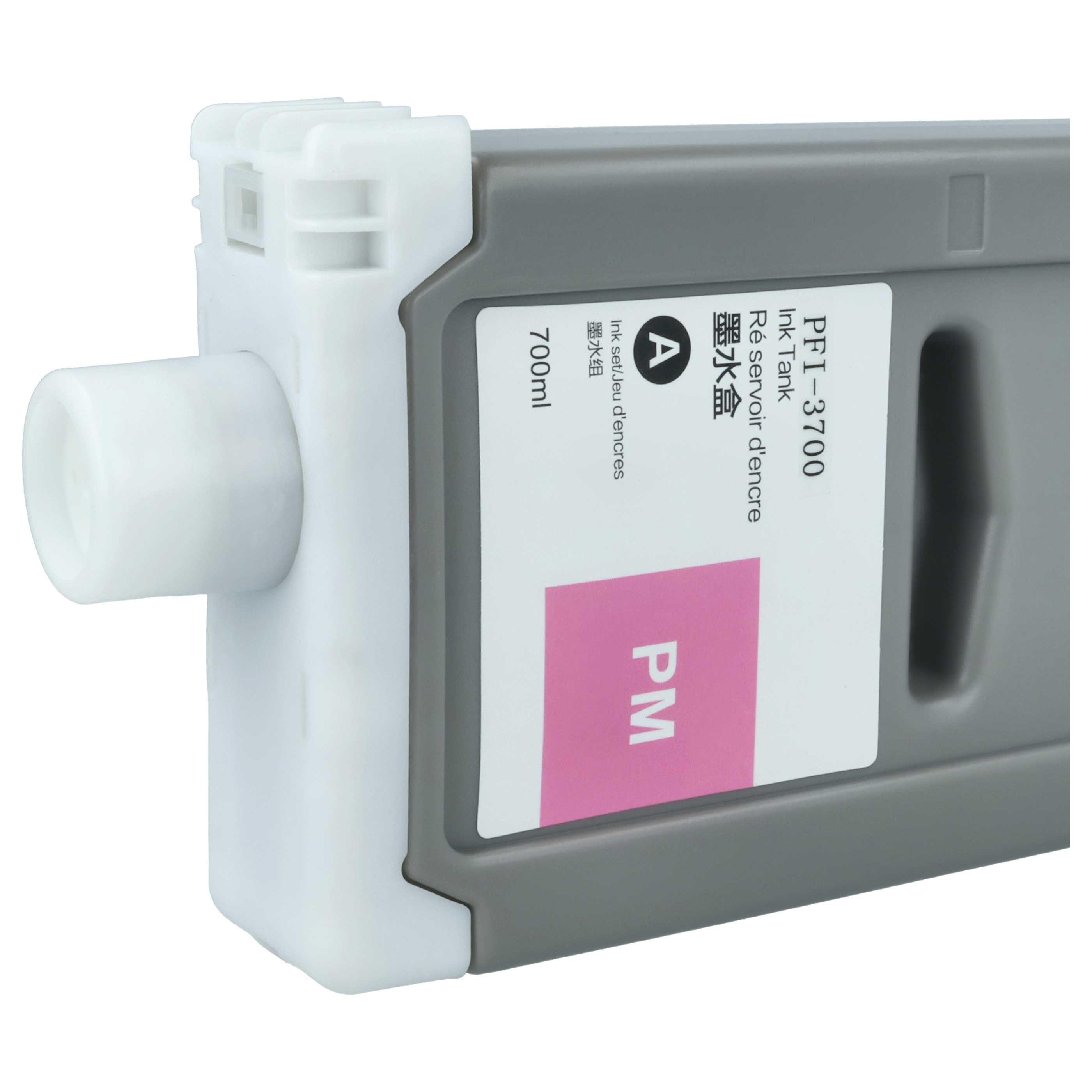 Ink Cartridge as Exchange for Canon PFI-3700 PM for Canon Printer - photo magenta 700 ml