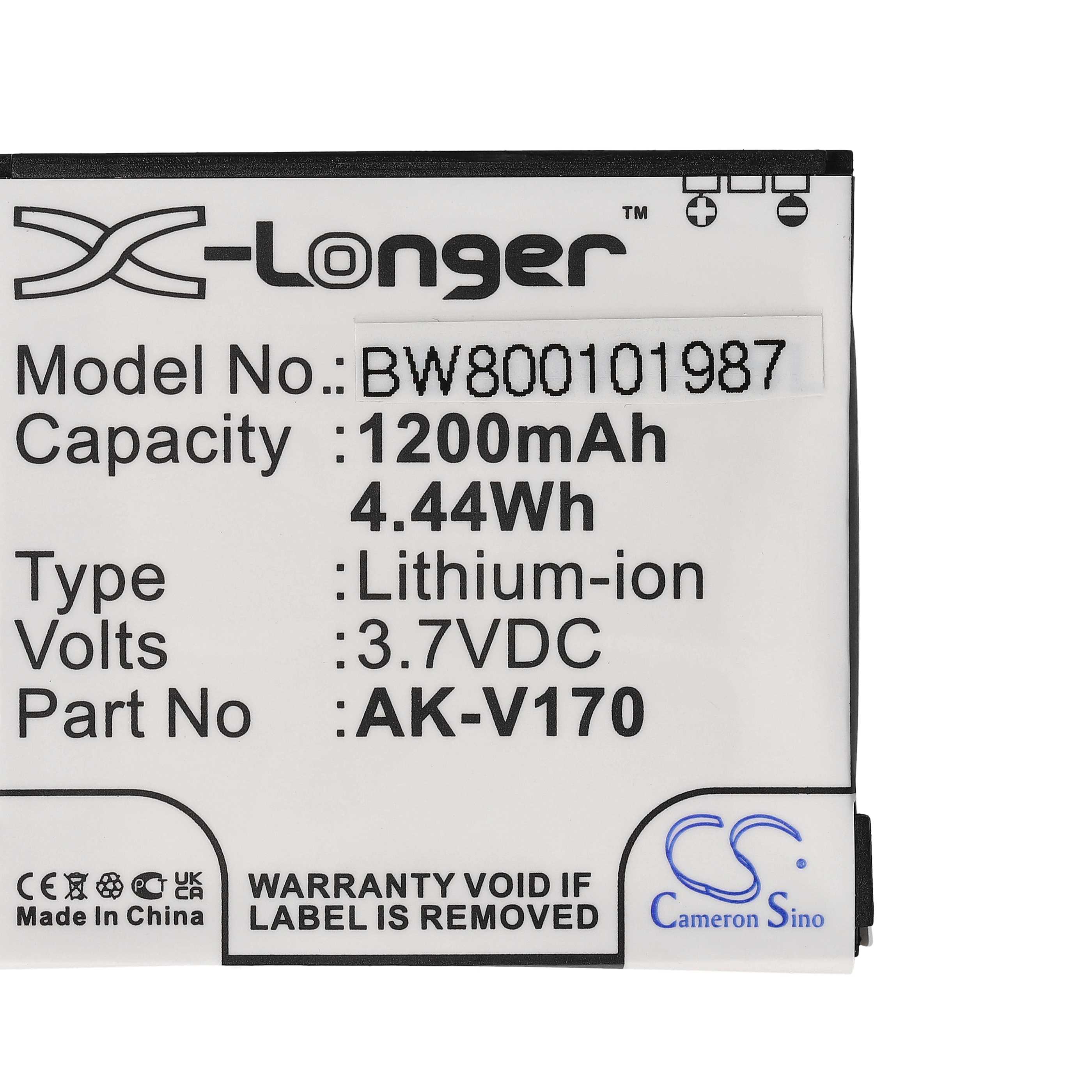 Akumulator do telefonu dla seniora zamiennik Emporia AK-V170 - 1200 mAh 3,7 V Li-Ion