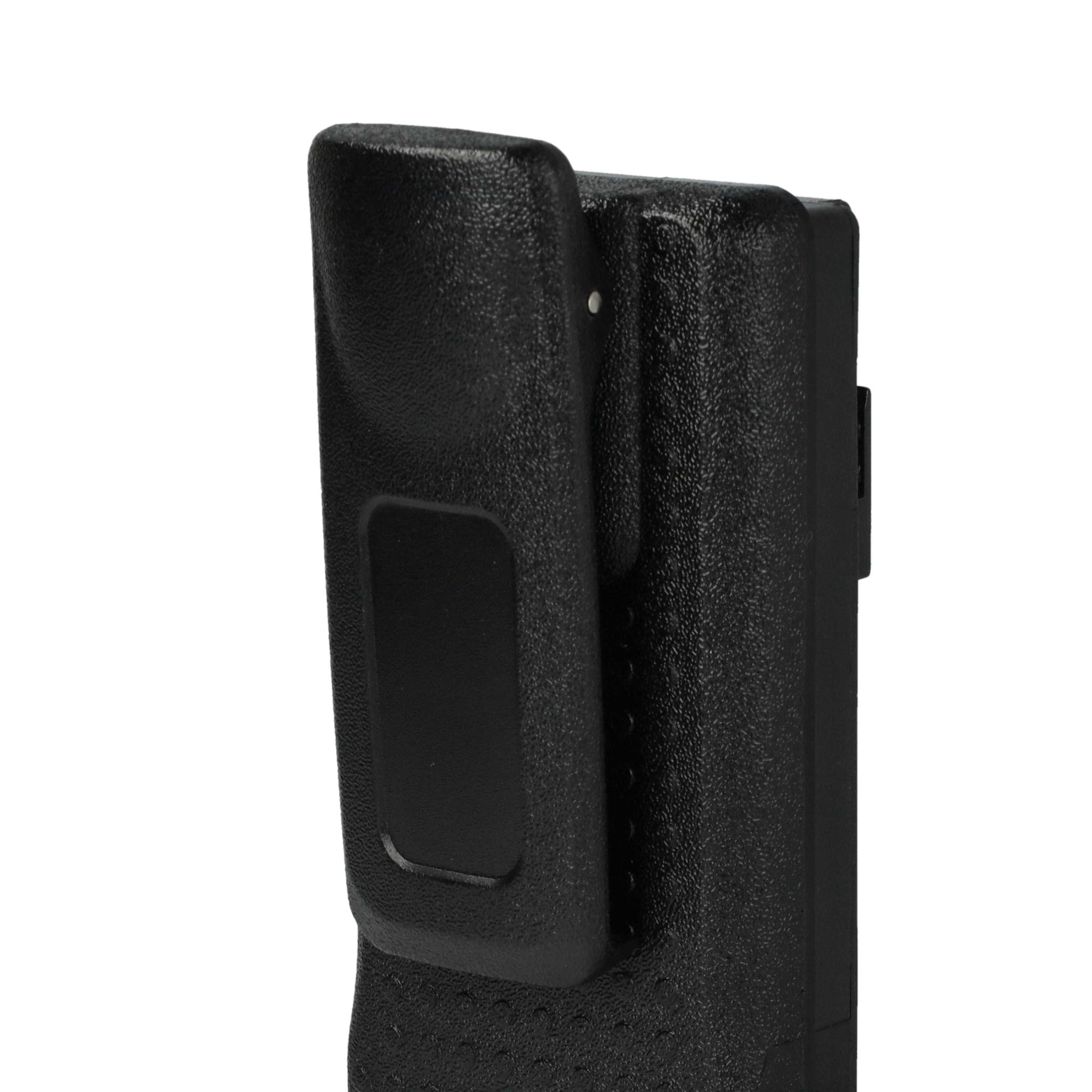 Radio 2x Battery replaces Motorola PMNN4406BR, PMNN4406, PMNN4409 - 2200 mAh 7.4 V Li-Ion + Belt Clip