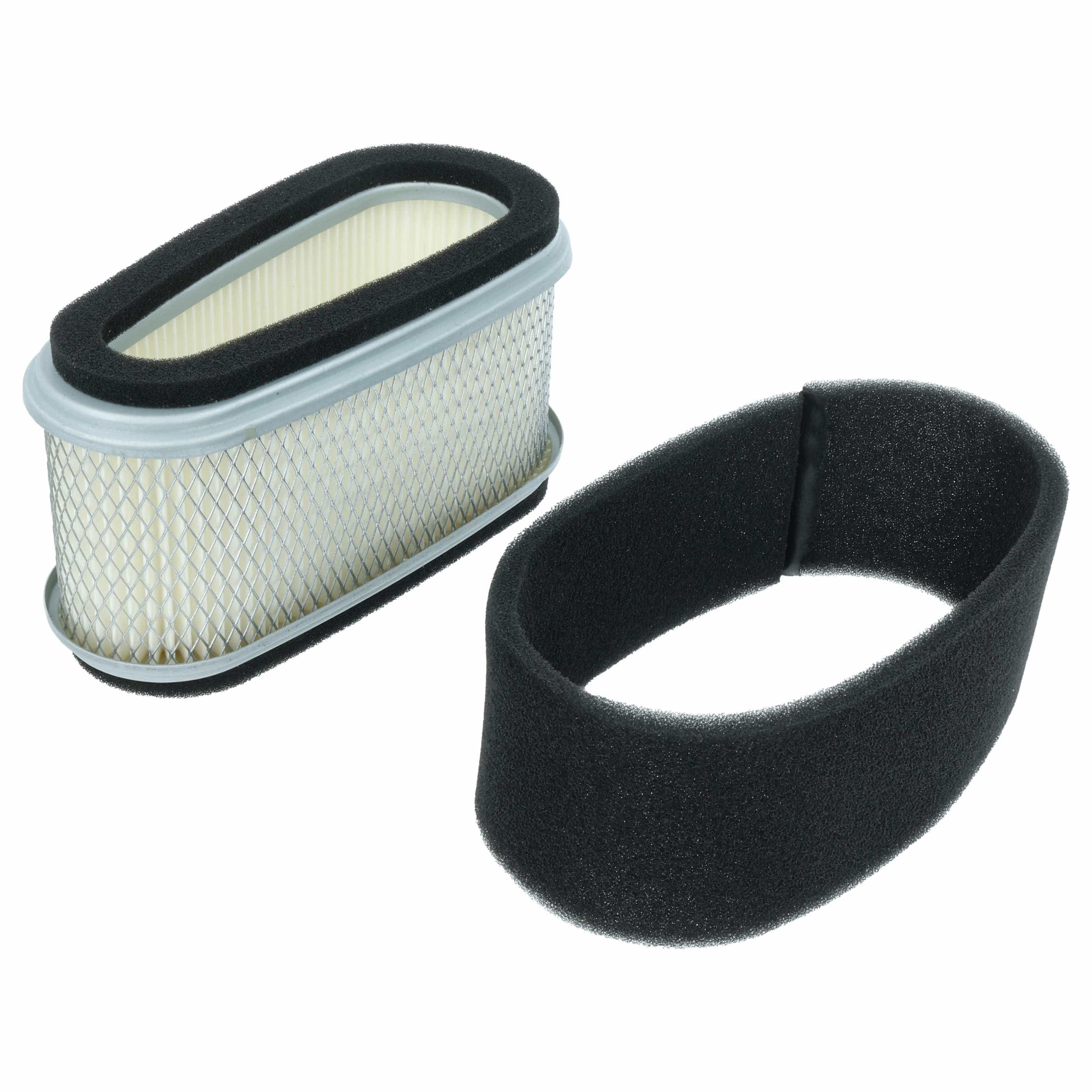2x Filter as Replacement for 11013-2141, 11013-2110 - Filter Set (1x air filter, 1x pre-filter)