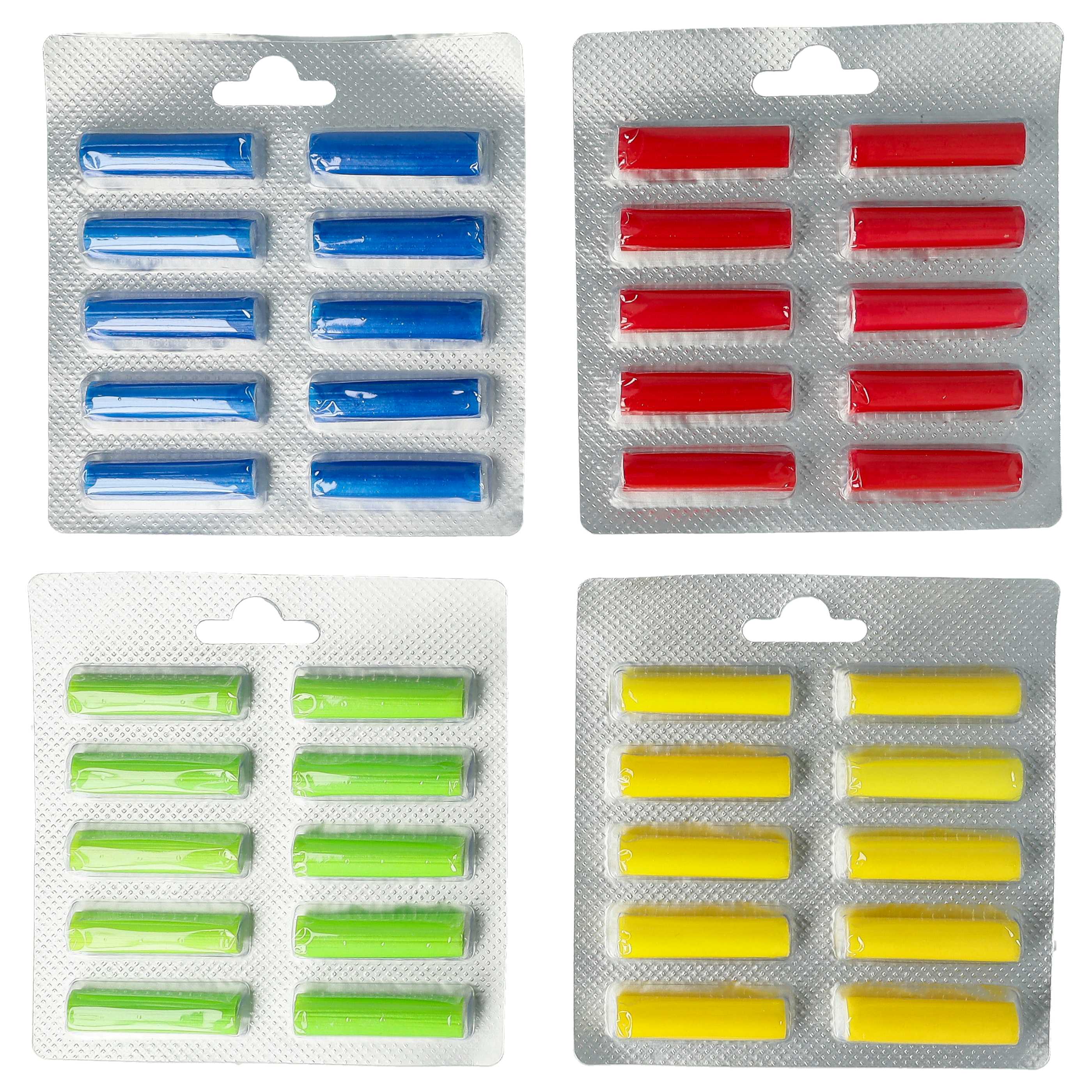 40x Air Freshener Sticks suitable for various Vacuum Cleaners with Bag - forest, roses, ocean, lemon