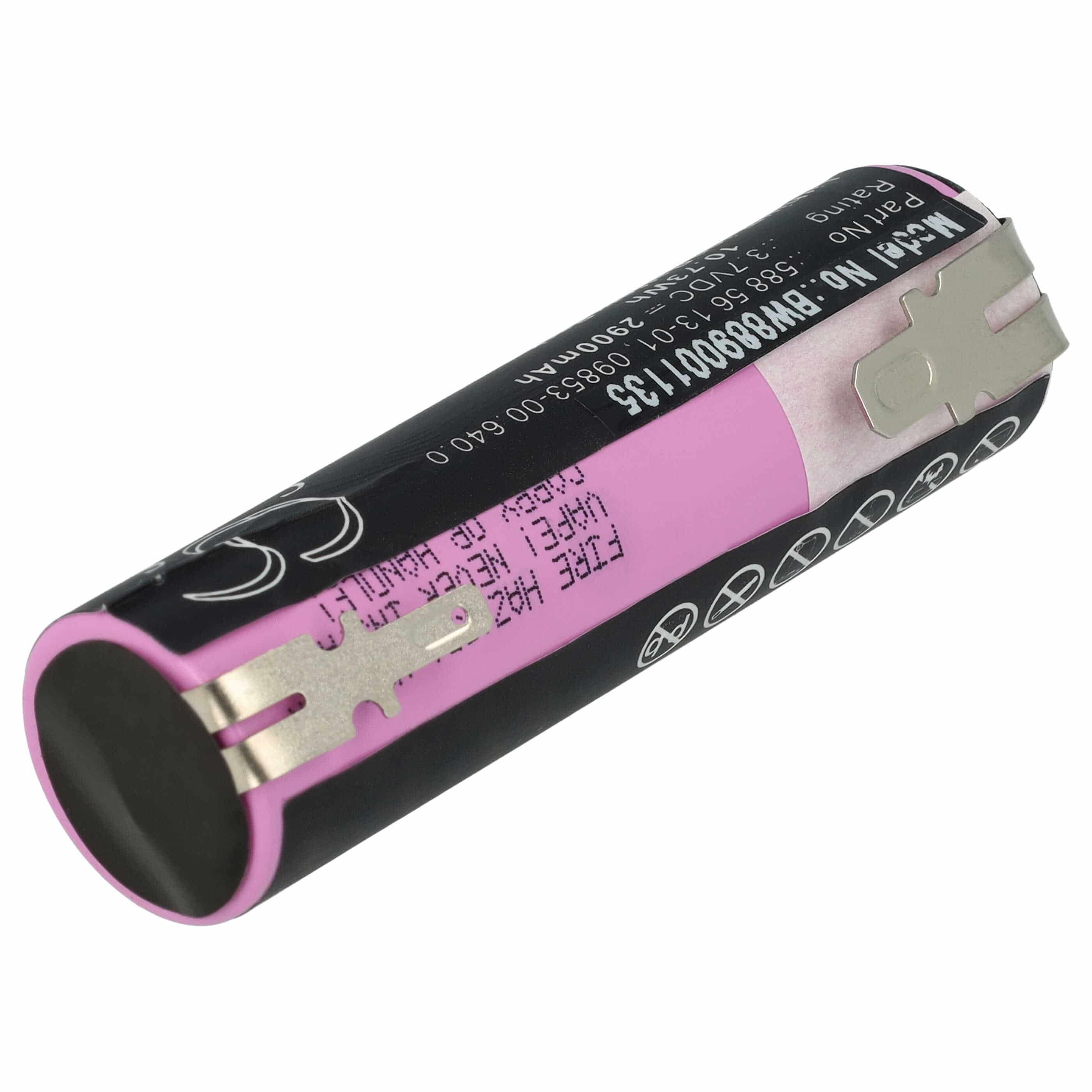 Battery replaces Gardena 09853-00.640.0, 588 56 13-01 - 2900 mAh 3.7 V Li-Ion
