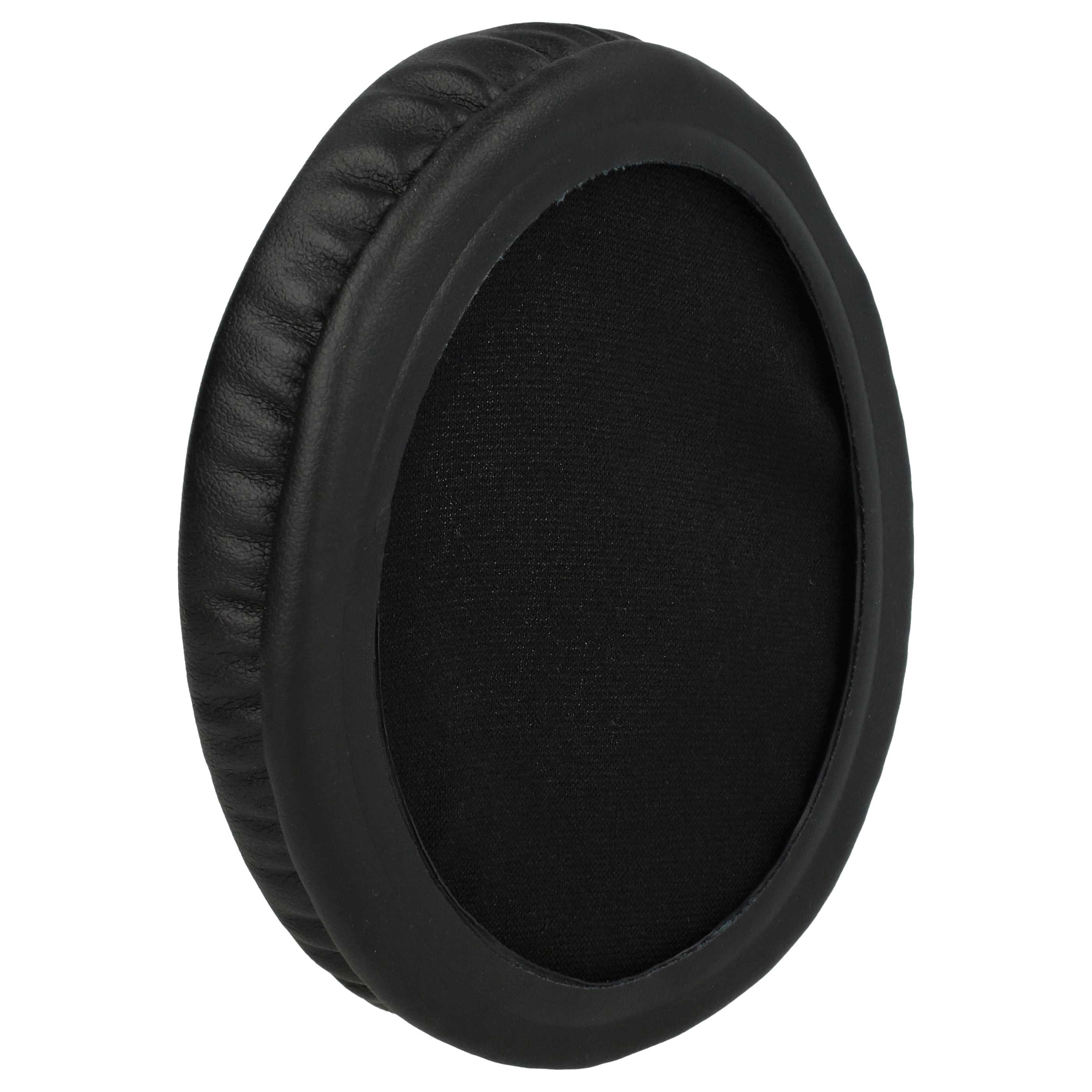 2x Poduszki do słuchawek 90mm, czarne
