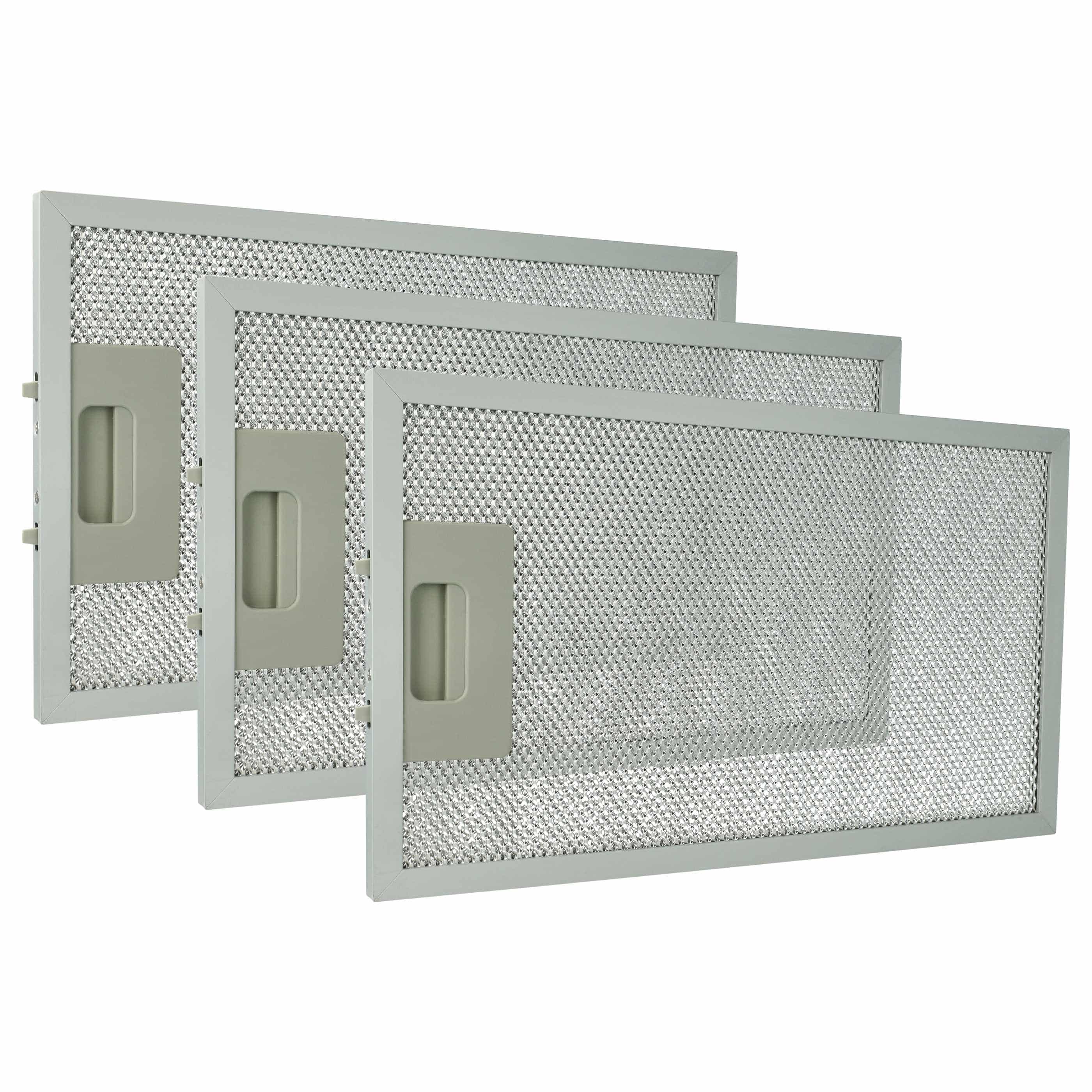 3x Filtres métal remplace Klarstein 10032228 pour hotte aspirante
