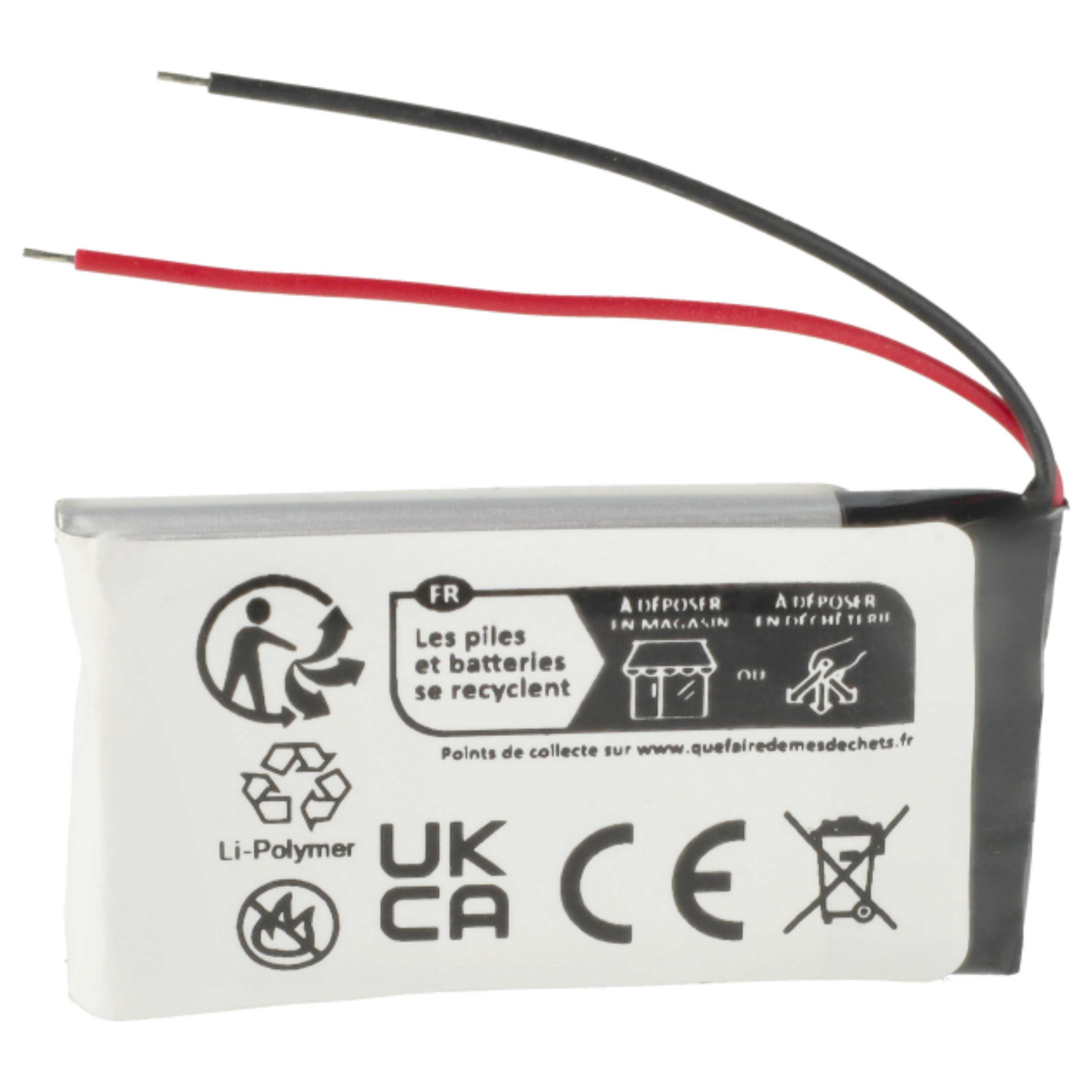 Batterie (5 pcs.) remplace Jabra AHB582035PR-03 téléphone main-libre - 320mAh 3,7V Li-polymère