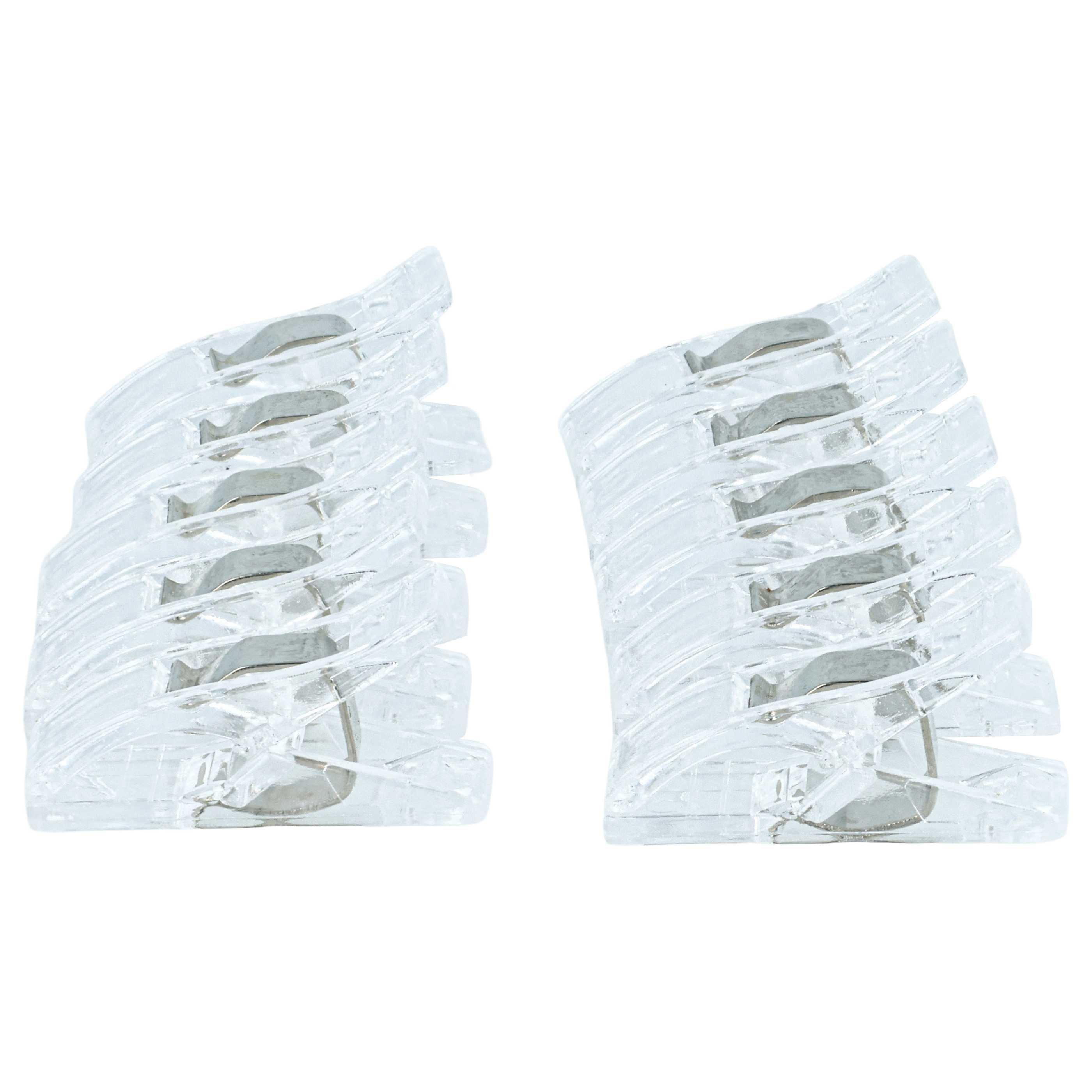 20x Wonderclips, pinces pour coudre et bricoler - avec marquage, transparent