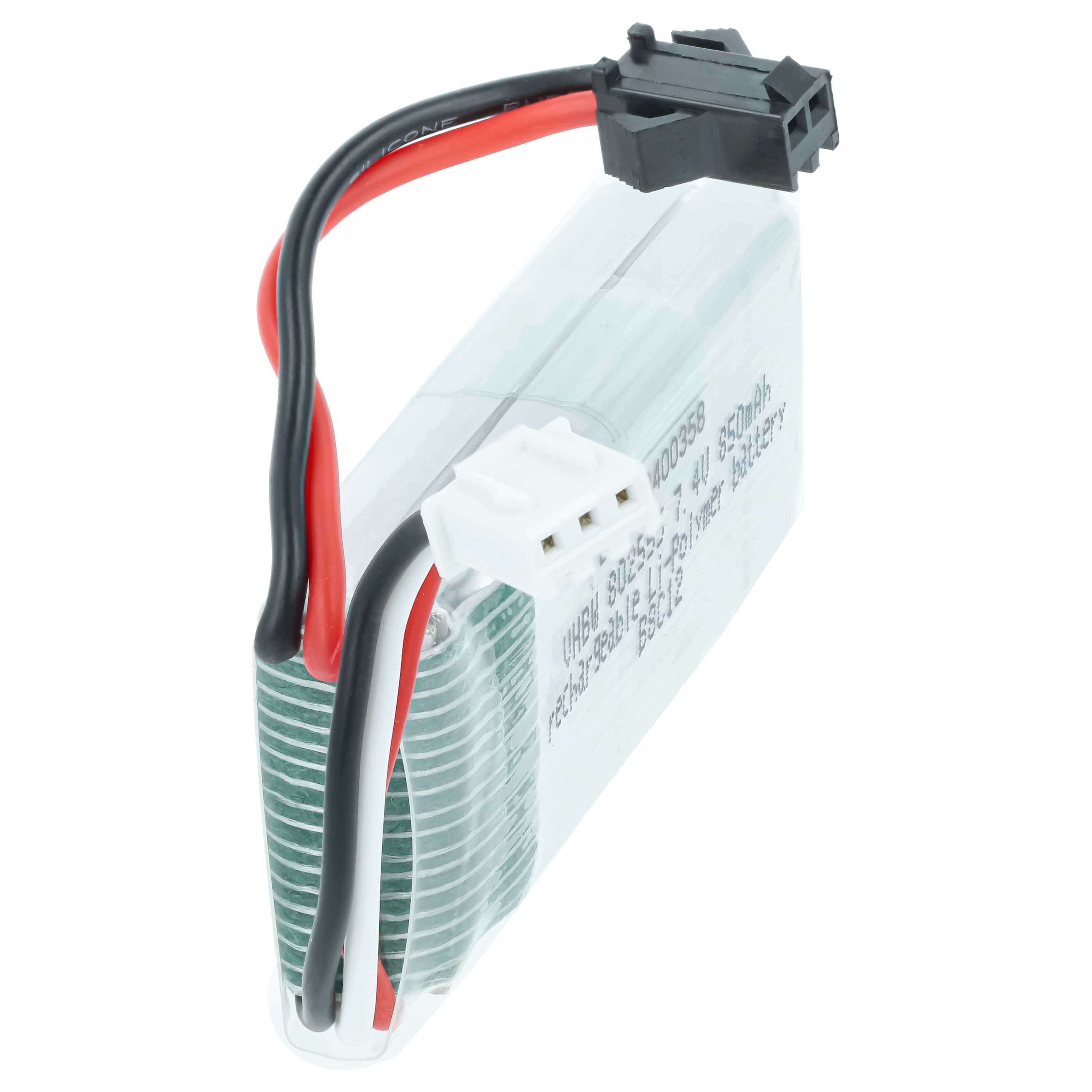Batterie modèle radio-télécommandé - 850mAh 7,4V Li-polymère, SM-2P