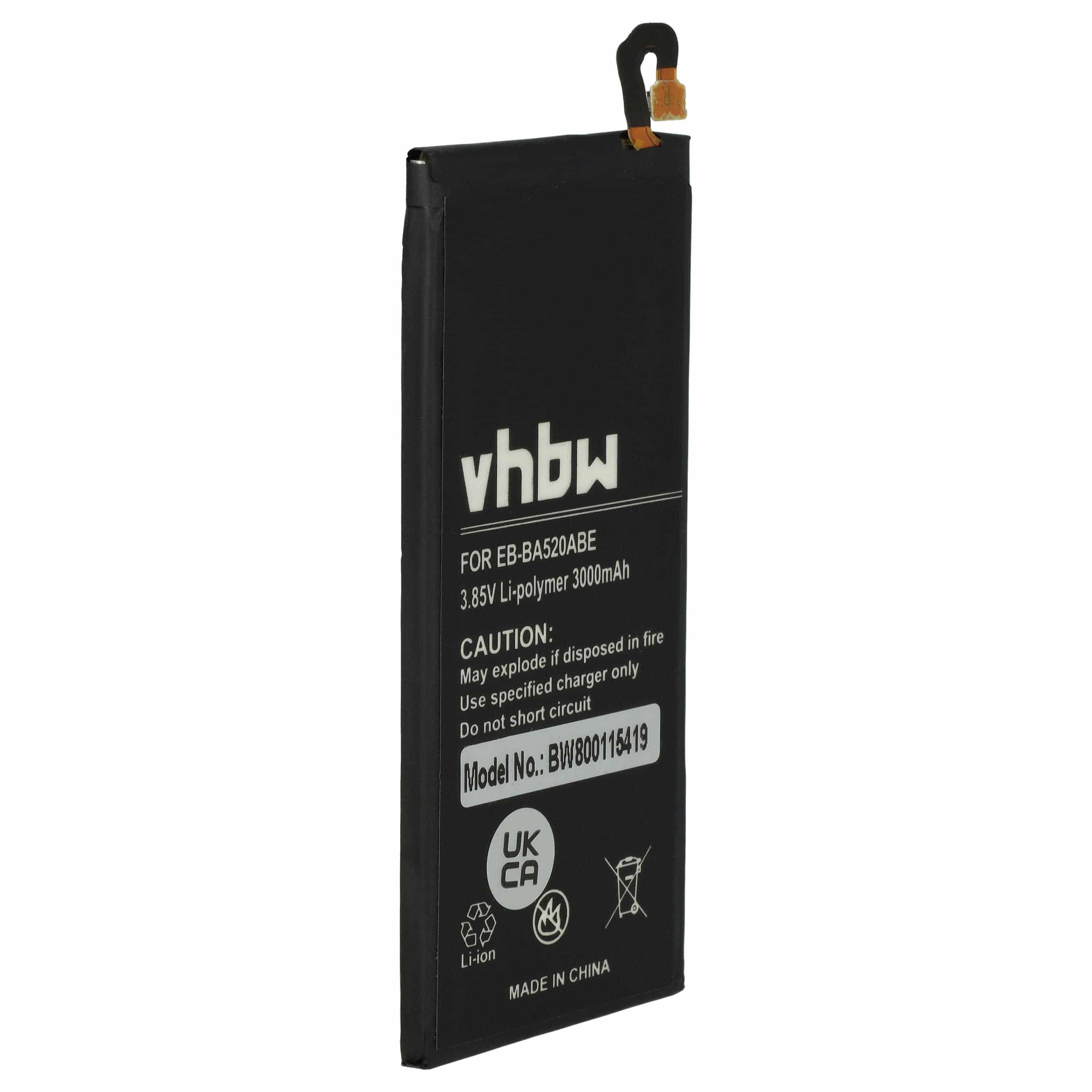 Akumulator do telefonu smartfona zamiennik Samsung EB-BA520ABE, GH43-04680A - 3000 mAh 3,85 V LiPo