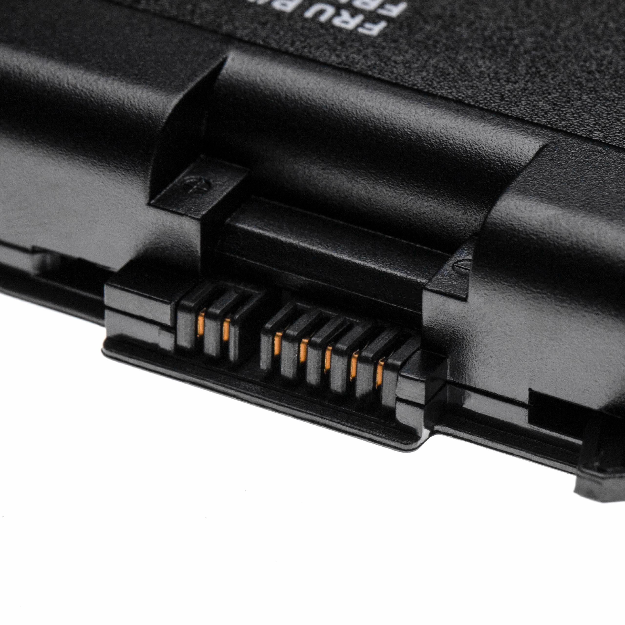 Batterie remplace Lenovo 42T4708, 42T4709, 42T4235 pour ordinateur portable - 5200mAh 10,8V Li-ion, noir
