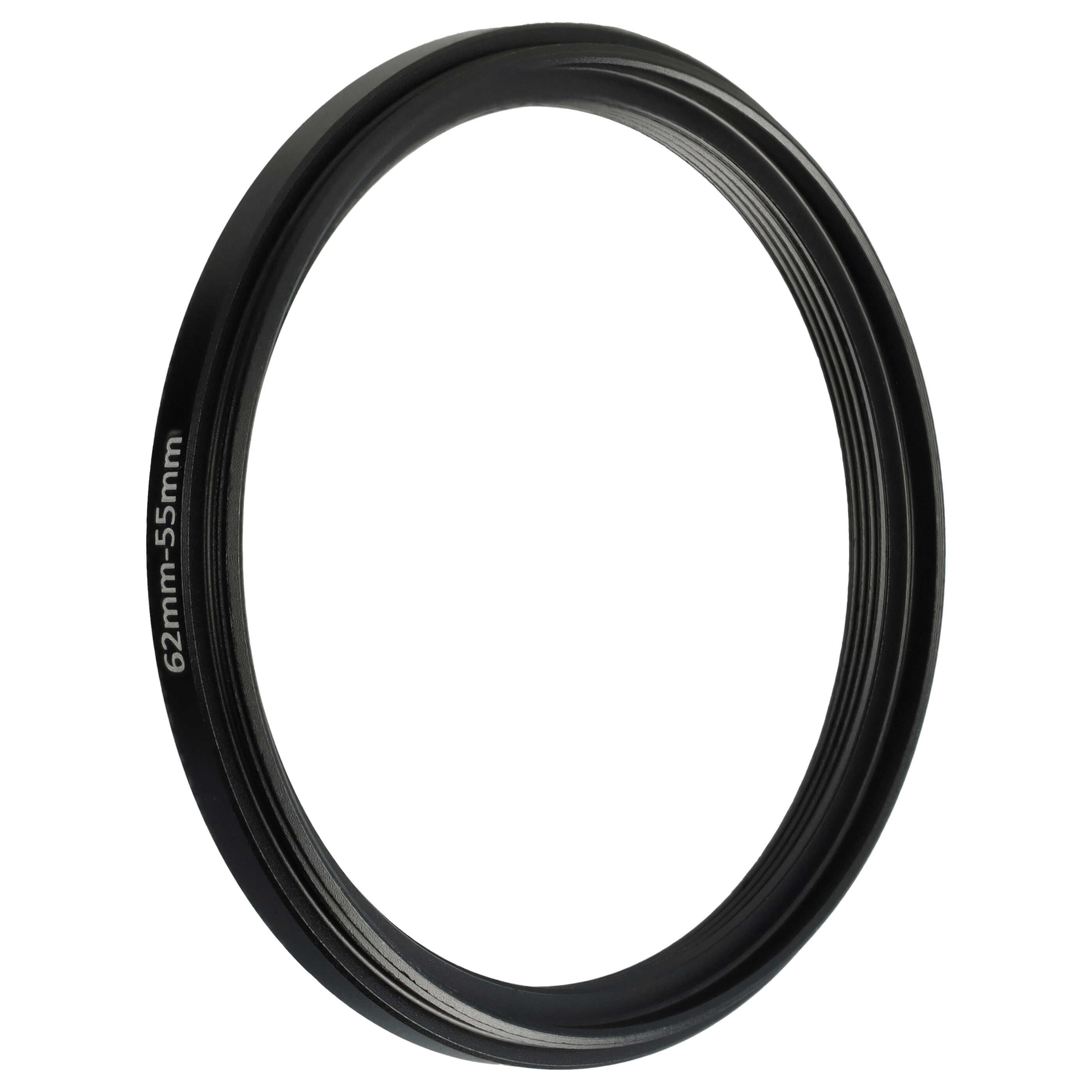 Step-Down Ring Adapter from 62 mm to 55 mm suitable for Camera Lens - Filter Adapter, metal