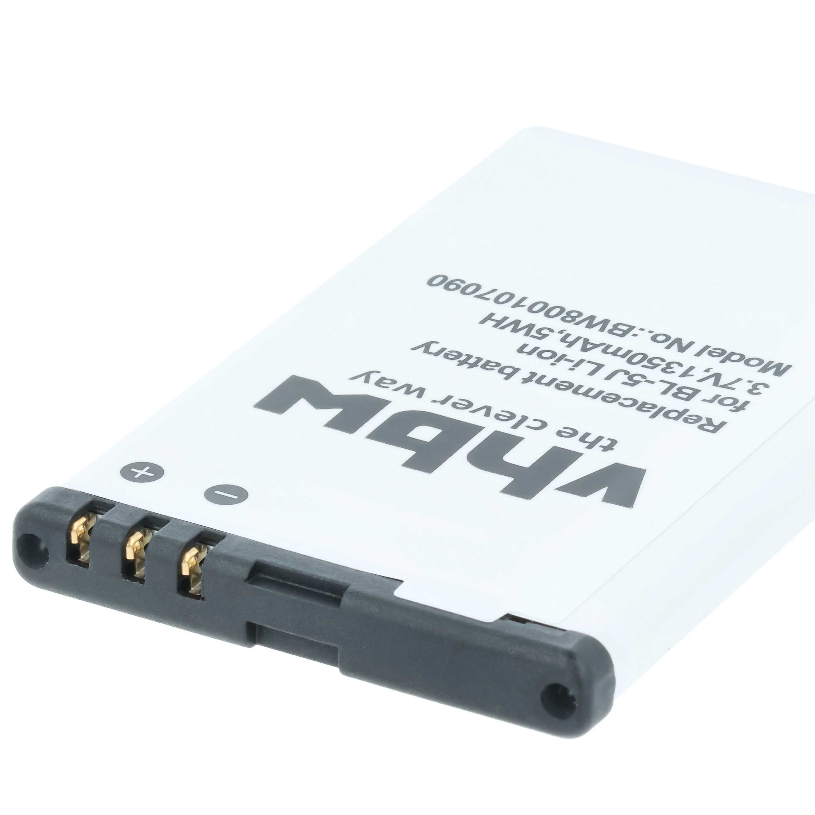 Akumulator do telefonu smartfona zamiennik Nokia BL-5J - 1350 mAh 3,7 V Li-Ion