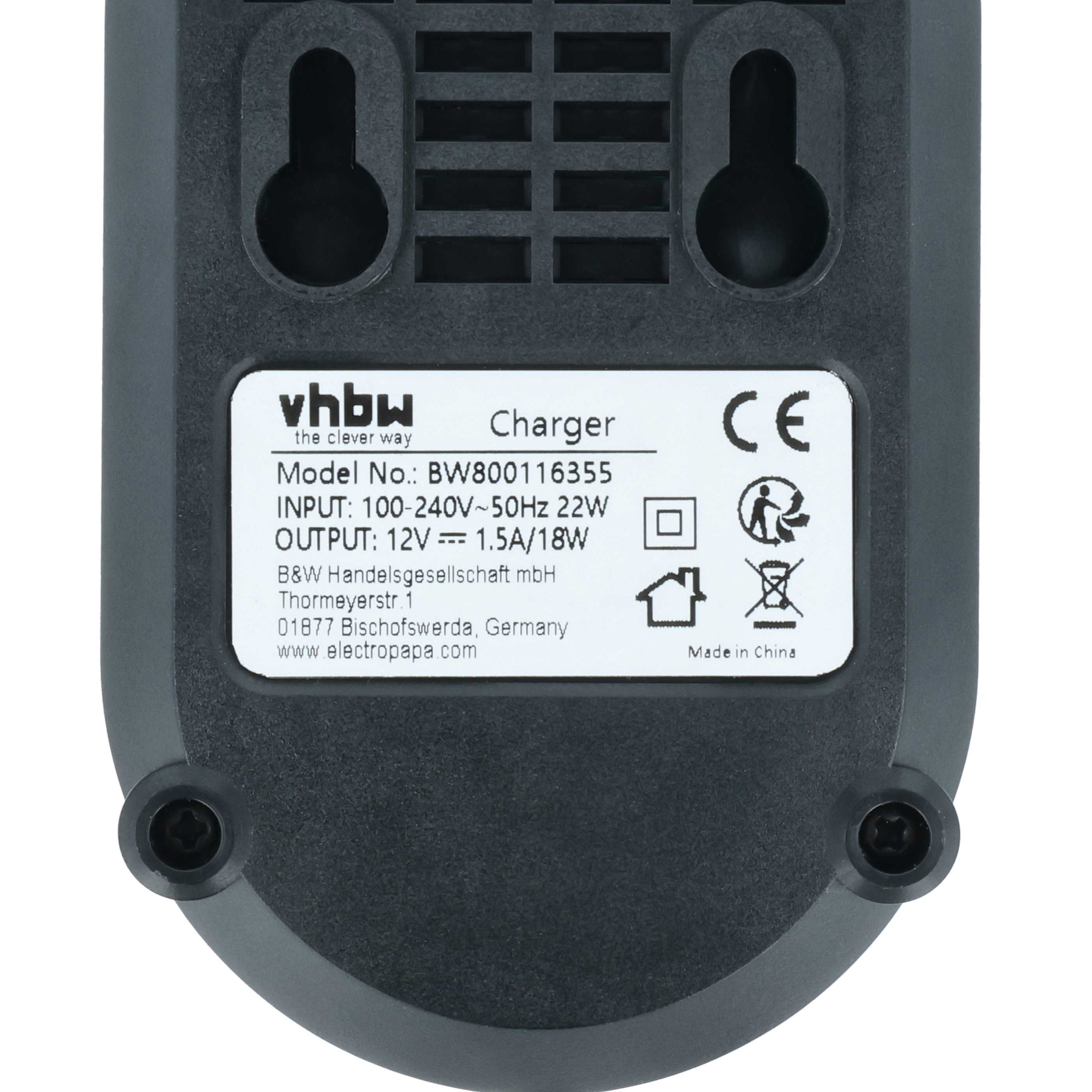 Charger suitable for Makita, BMR100 Power Tool Batteries etc. - Type 2 Li-Ion 10.8 V