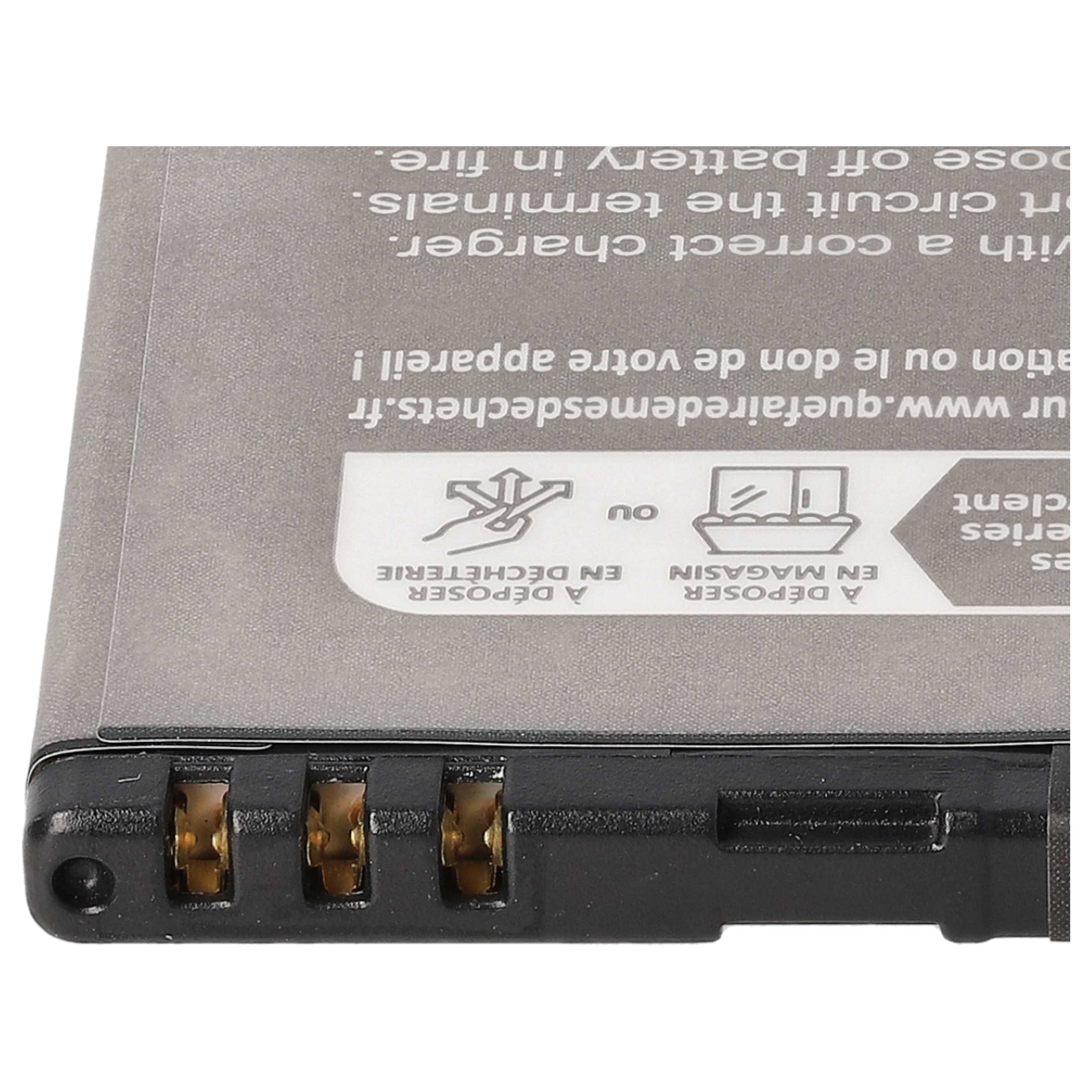 Batería reemplaza DRTEL-4D-01, T850, BS-01 para MaxCom - 1300 mAh 3,7 V Li-Ion