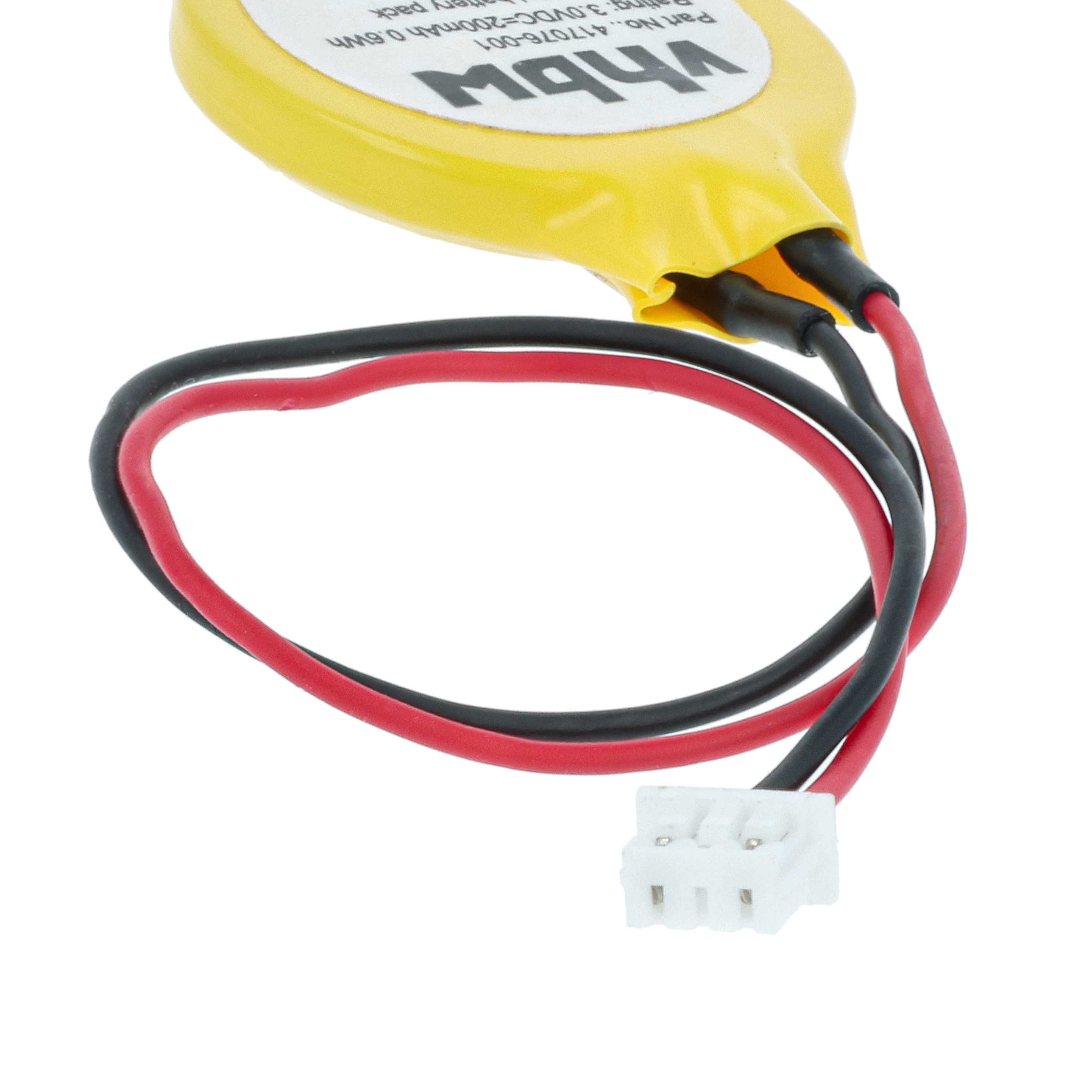 Computer BIOS Battery Replacement for 23.22047.001, 23.22049.001, 41R7611, 417076-001 - 200 mAh 3 V Li-Ion