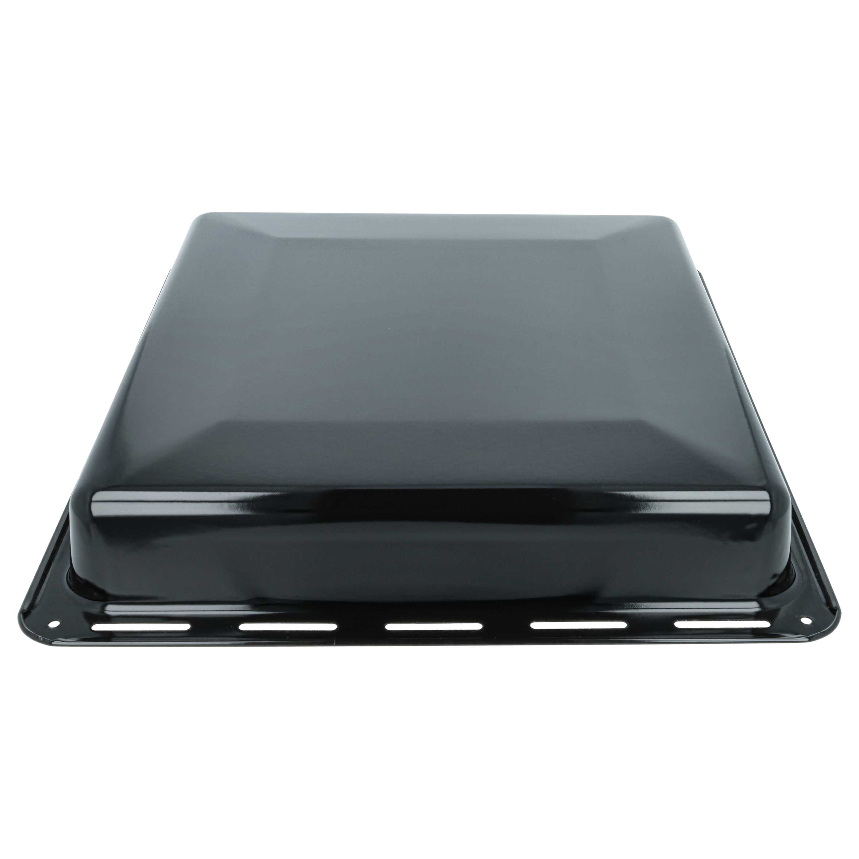 Leccarda universale sostituisce AEG 3423981020 per forni Zanussi - 42,2 x 37,5 x 6 cm, antiaderente nero
