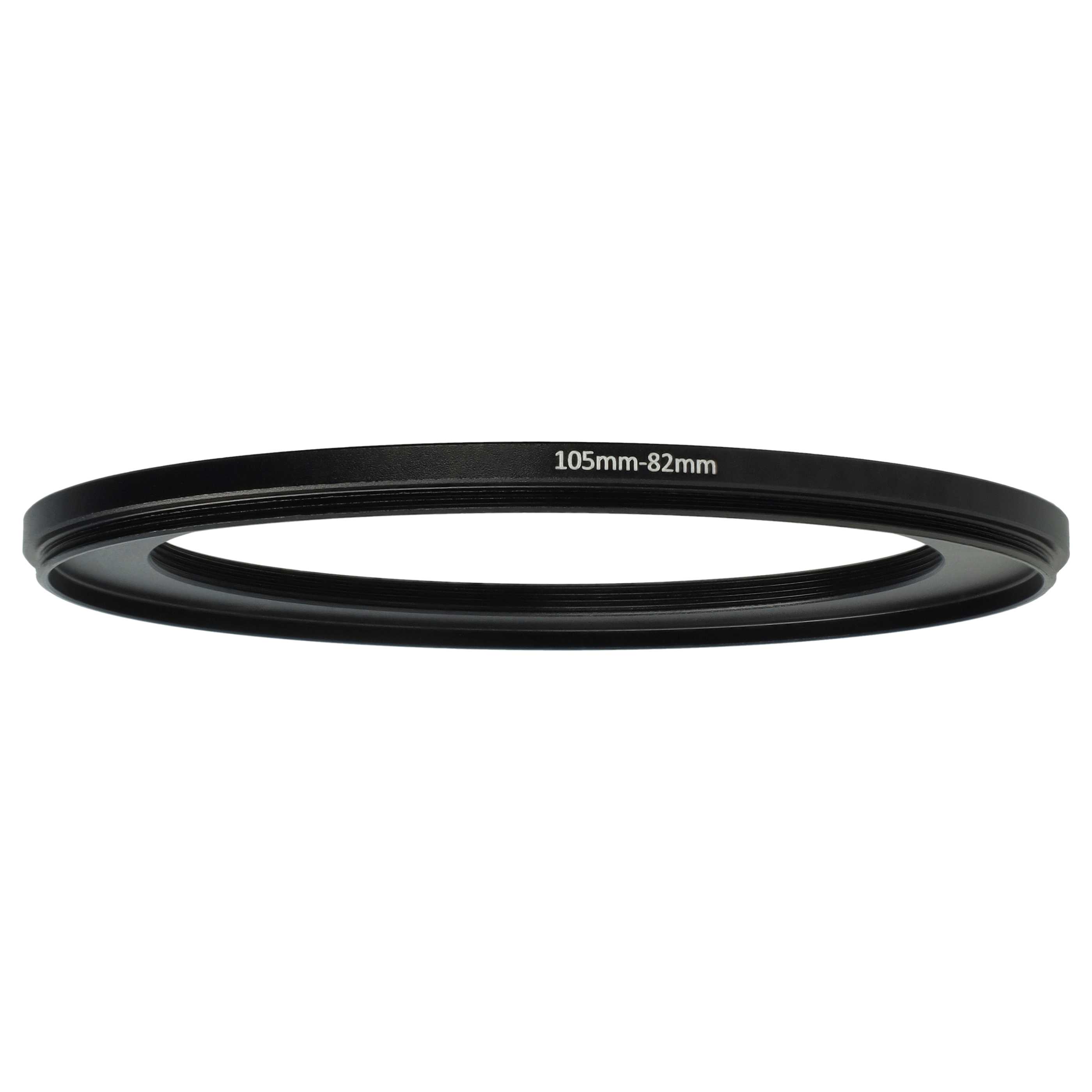 Anello adattatore step-down da 105 mm a 82 mm per obiettivo fotocamera - Adattatore filtro, metallo, nero