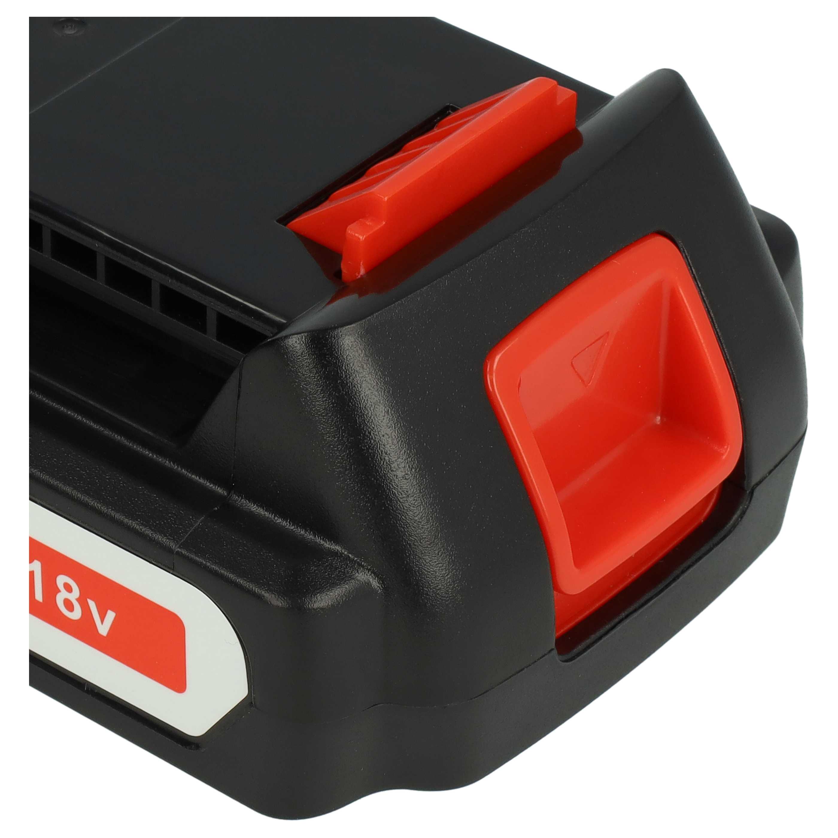 2x Akumulator do elektronarzędzi zamiennik Black & Decker BL1318, BL1518, BL1518-XJ - 1,5 Ah 18 V Li-Ion
