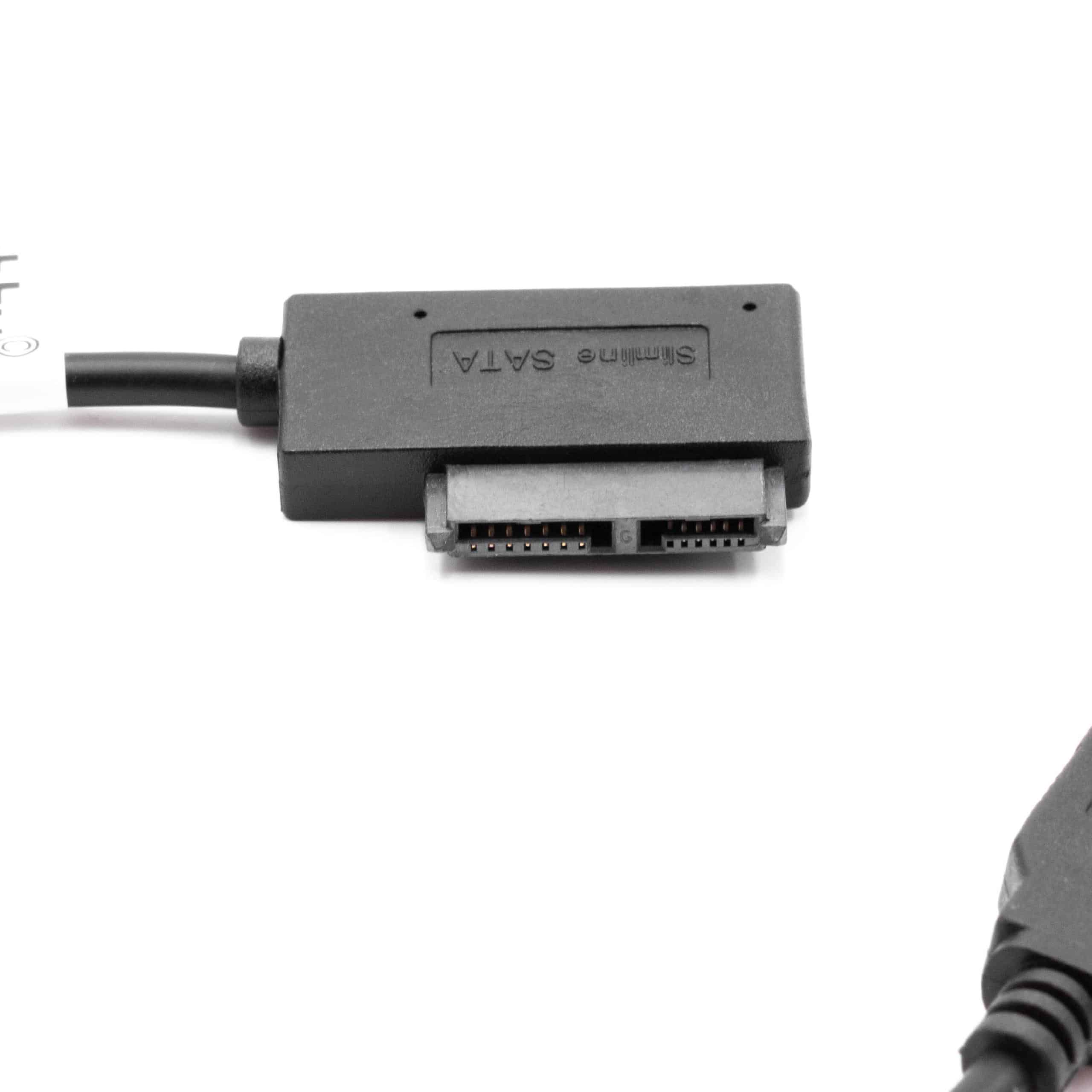 Kabel Adapter do Slimline SATA II 13 pin napęd CD DVD USB