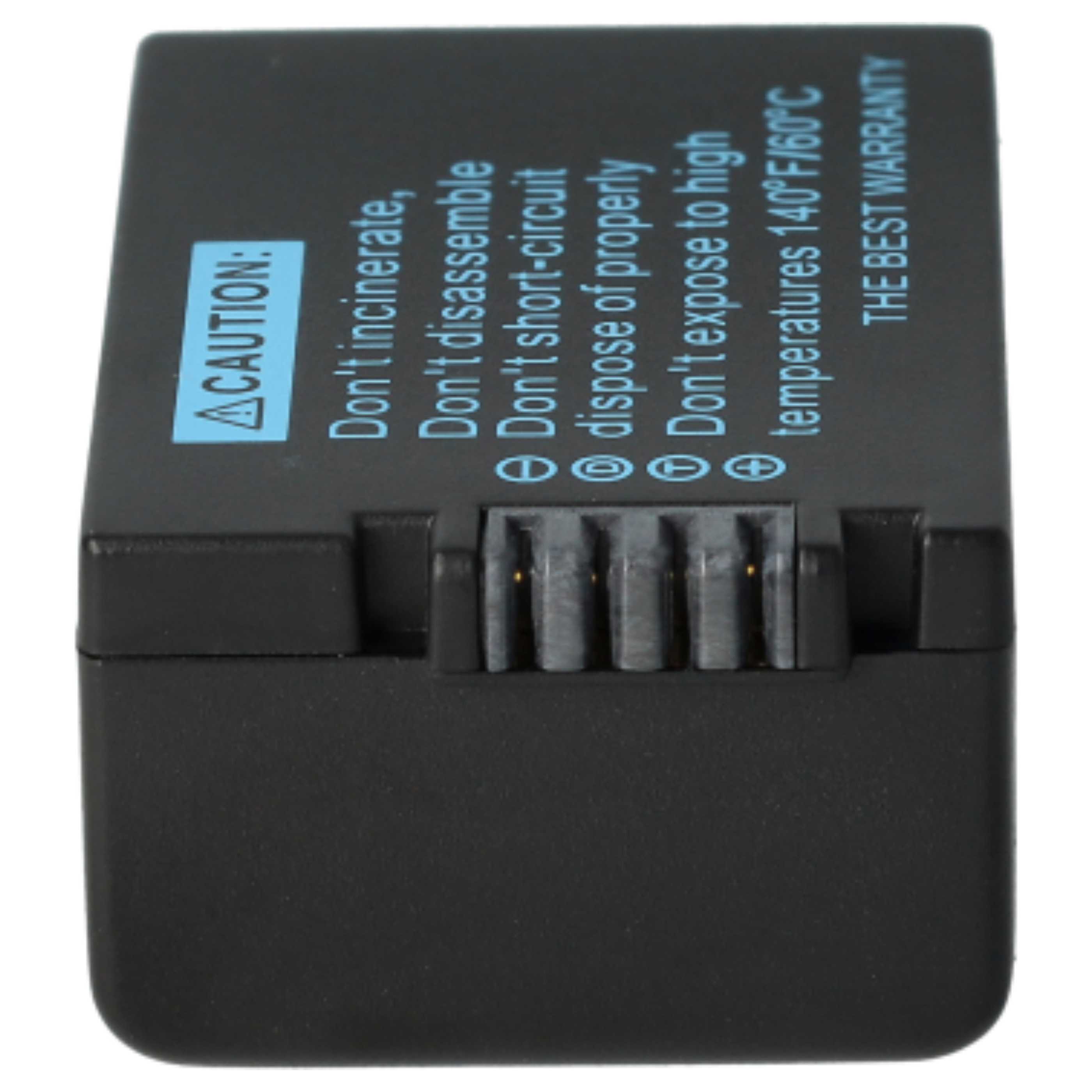 3x Battery replaces Leica BP-DC9E, BP-DC9 - 800mAh, 7.2V, Li-Ion with Info Chip