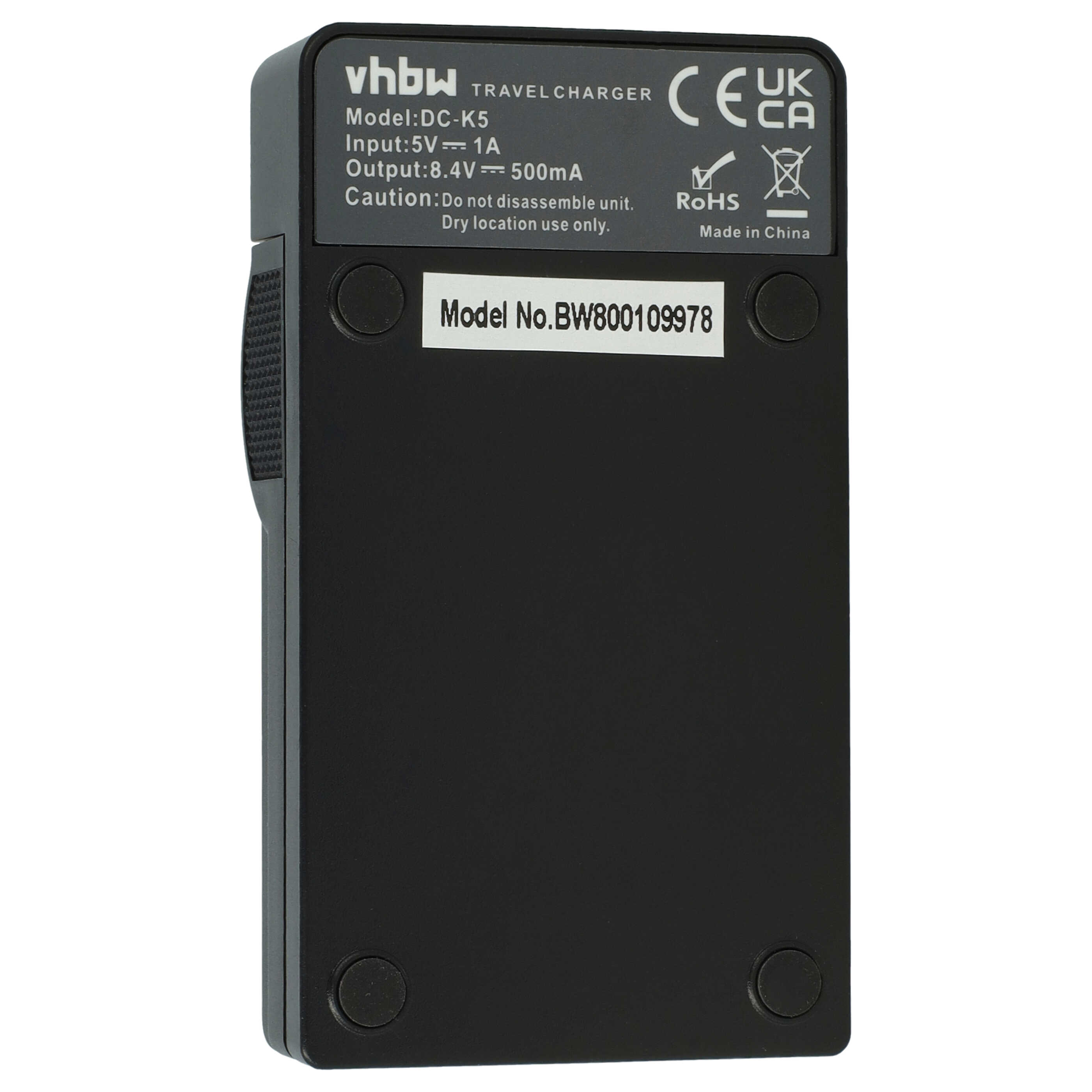Battery Charger suitable for Canon LP-E12 Camera etc. - 0.5 A, 8.4 V