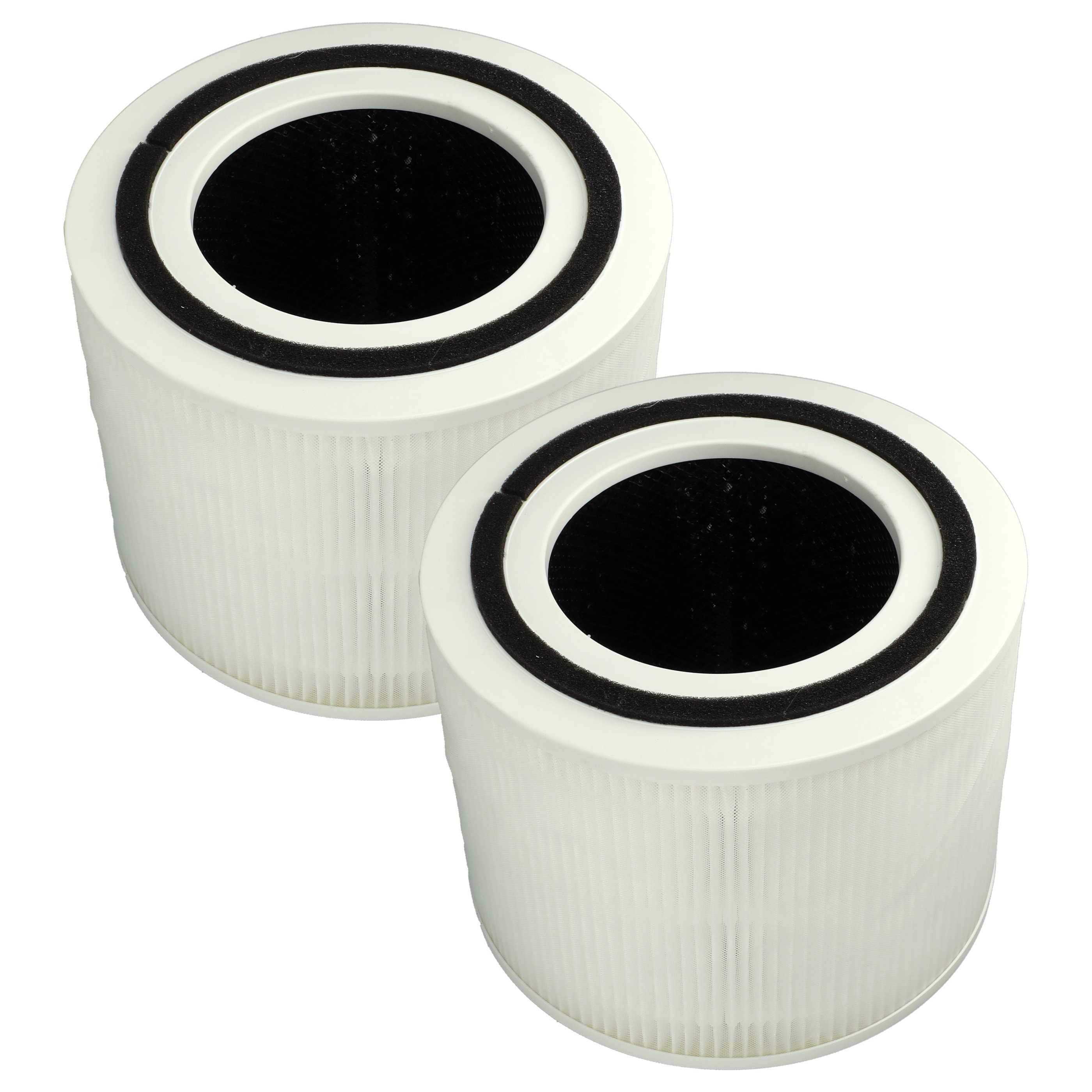 2x Filter as Replacement for Levoit 817915027073 - Nylon Pre Filter + HEPA + Activated Carbon
