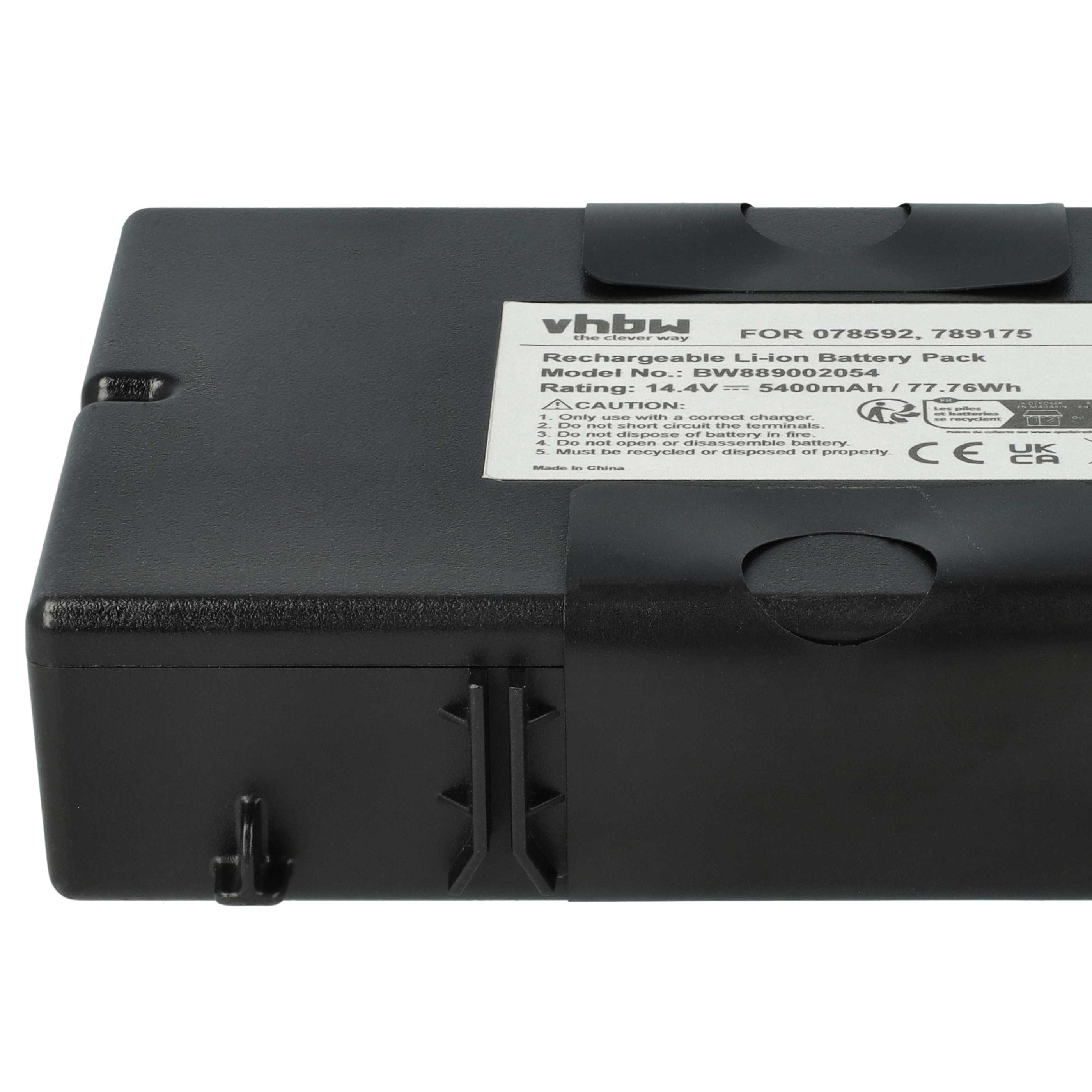 Batterie remplace Bose 789175, 7891750010, 078592 pour enceinte Bose - 5400mAh 14,4V Li-ion