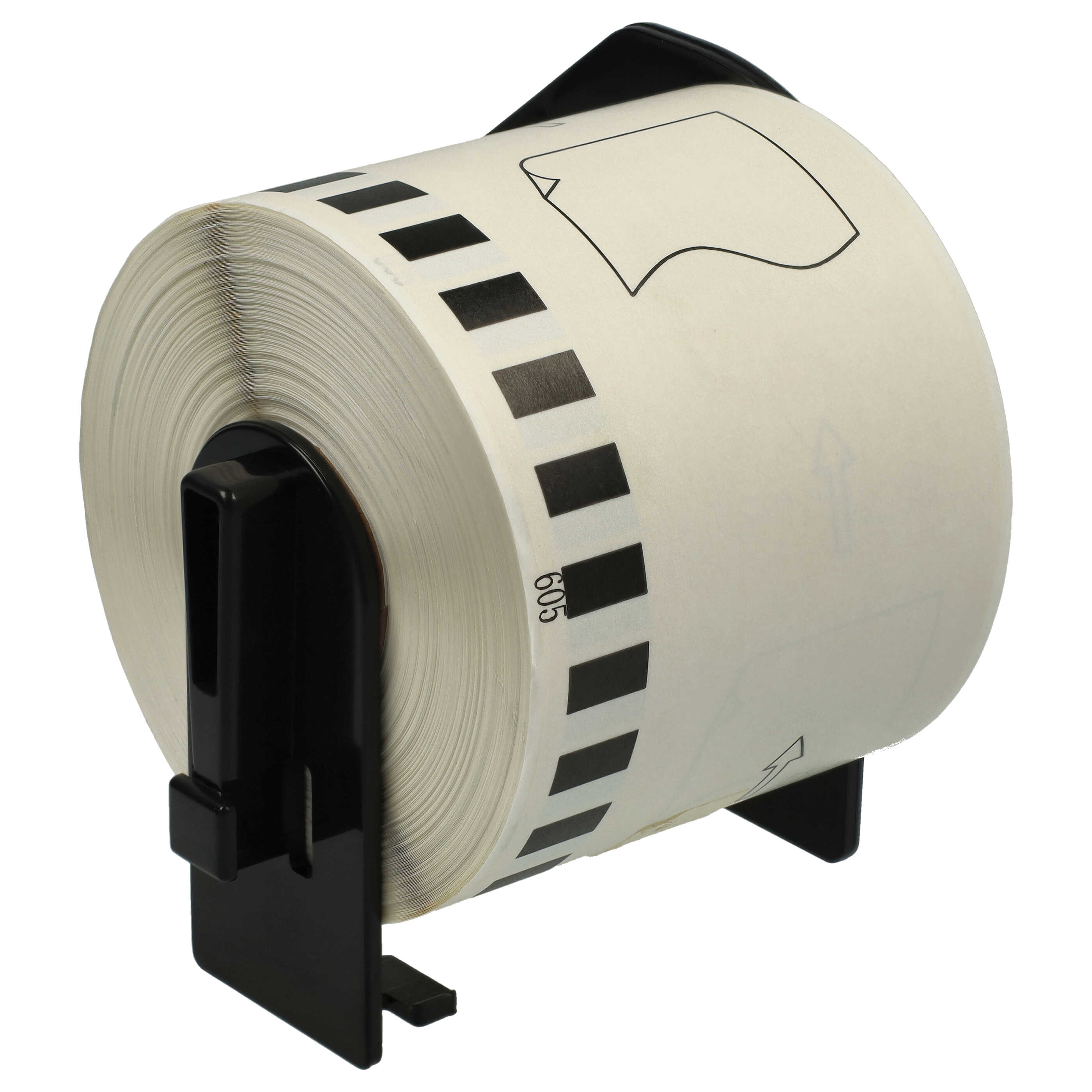Label Roll replaces Brother DK-44605 Labeller - Self-Adhesive 62 mm x 30.48 m + Holder