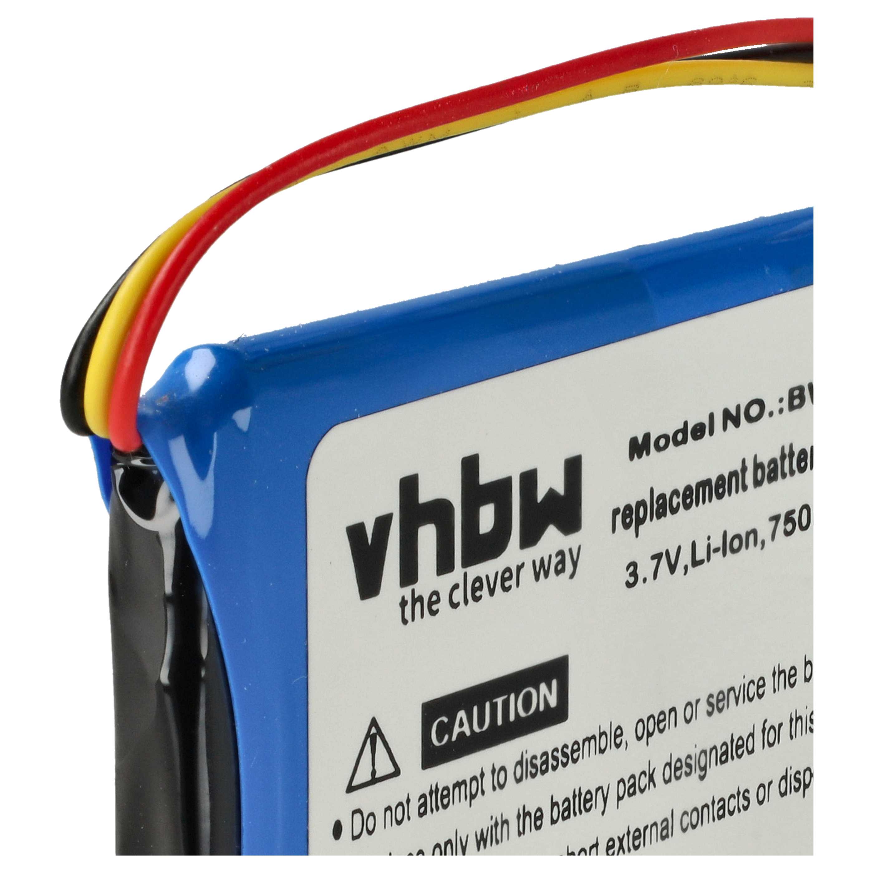 Akumulator do nawigacji GPS zamiennik Garmin 361-00056-11, 361-00056-05 - 750 mAh 3,7 V Li-Ion