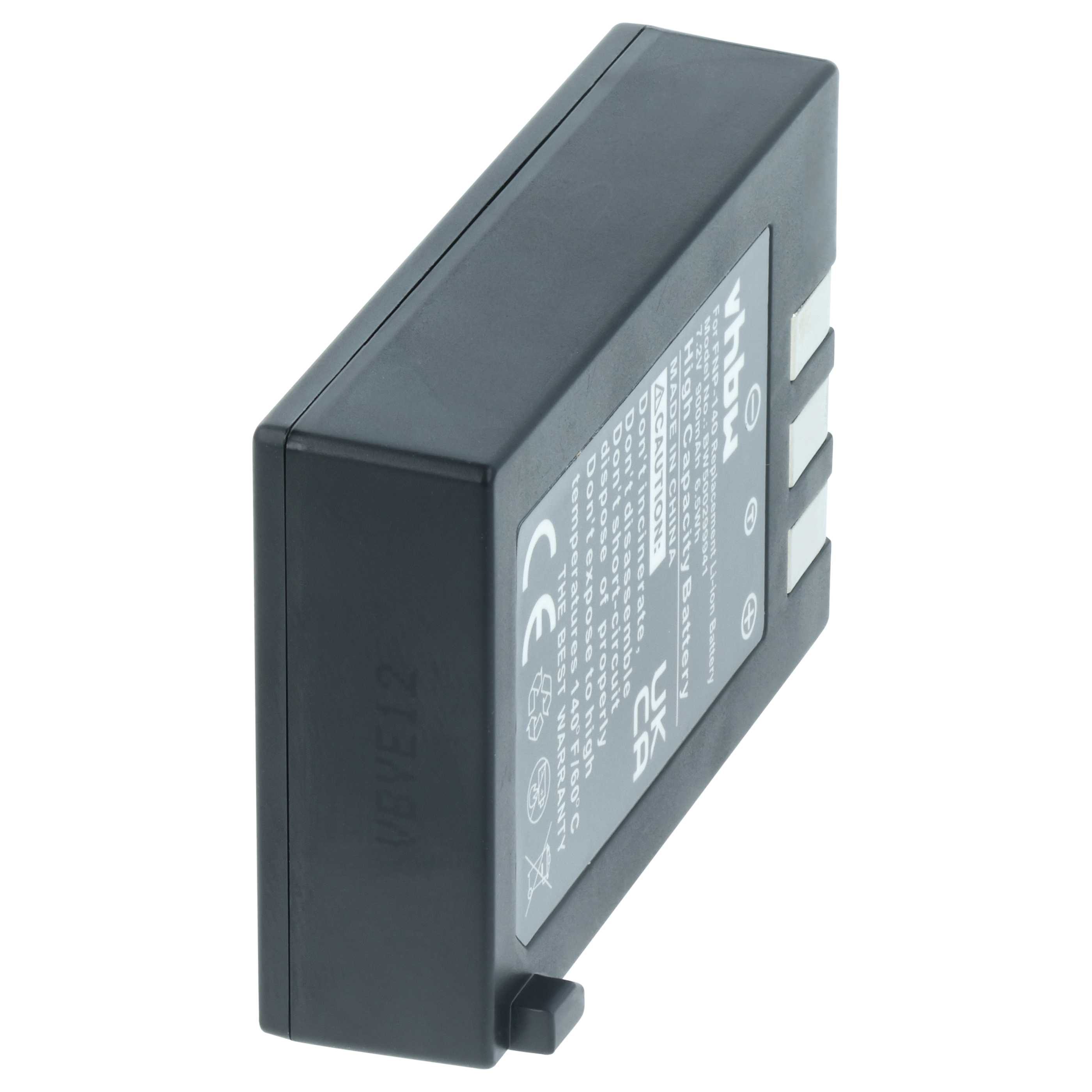 3x Battery replaces Fujifilm NP-140 - 900mAh, 7.2V, Li-Ion