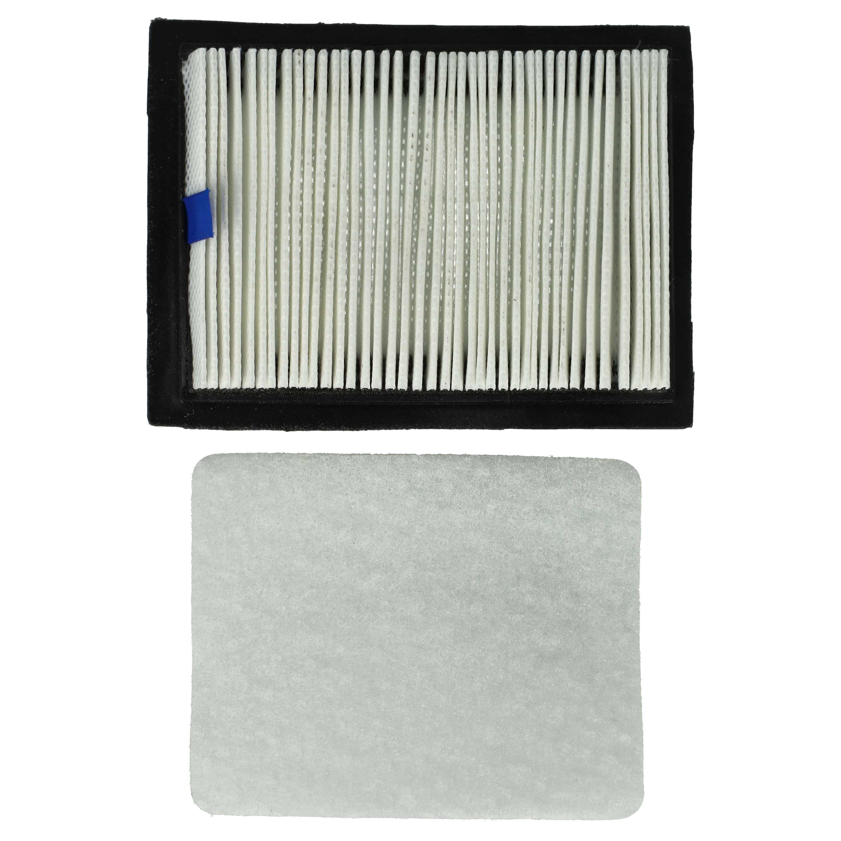 2x Filter Set replaces Dirt Devil 2725001 for Dirt Devil Vacuum Cleaner - Vacuum Cleaner Filter Set