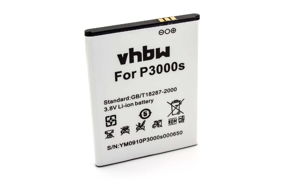 Batteria sostituisce SCMI2S12A20029821 per cellulare Elephone - 3150mAh 3,8V Li-Ion