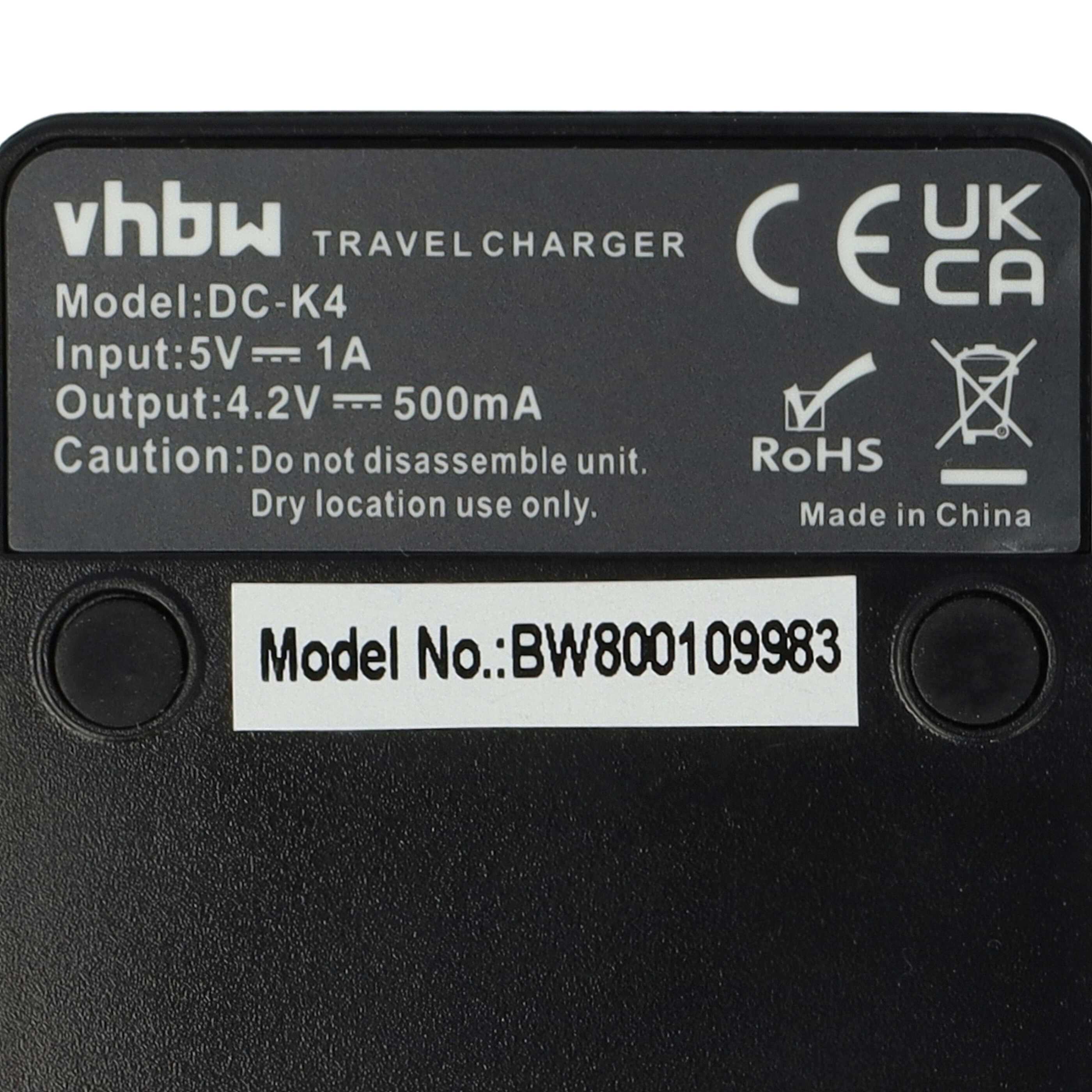 Ładowarka do aparatu Lumix DMC-FP1 i innych - ładowarka akumulatora 0,5 A, 4,2 V