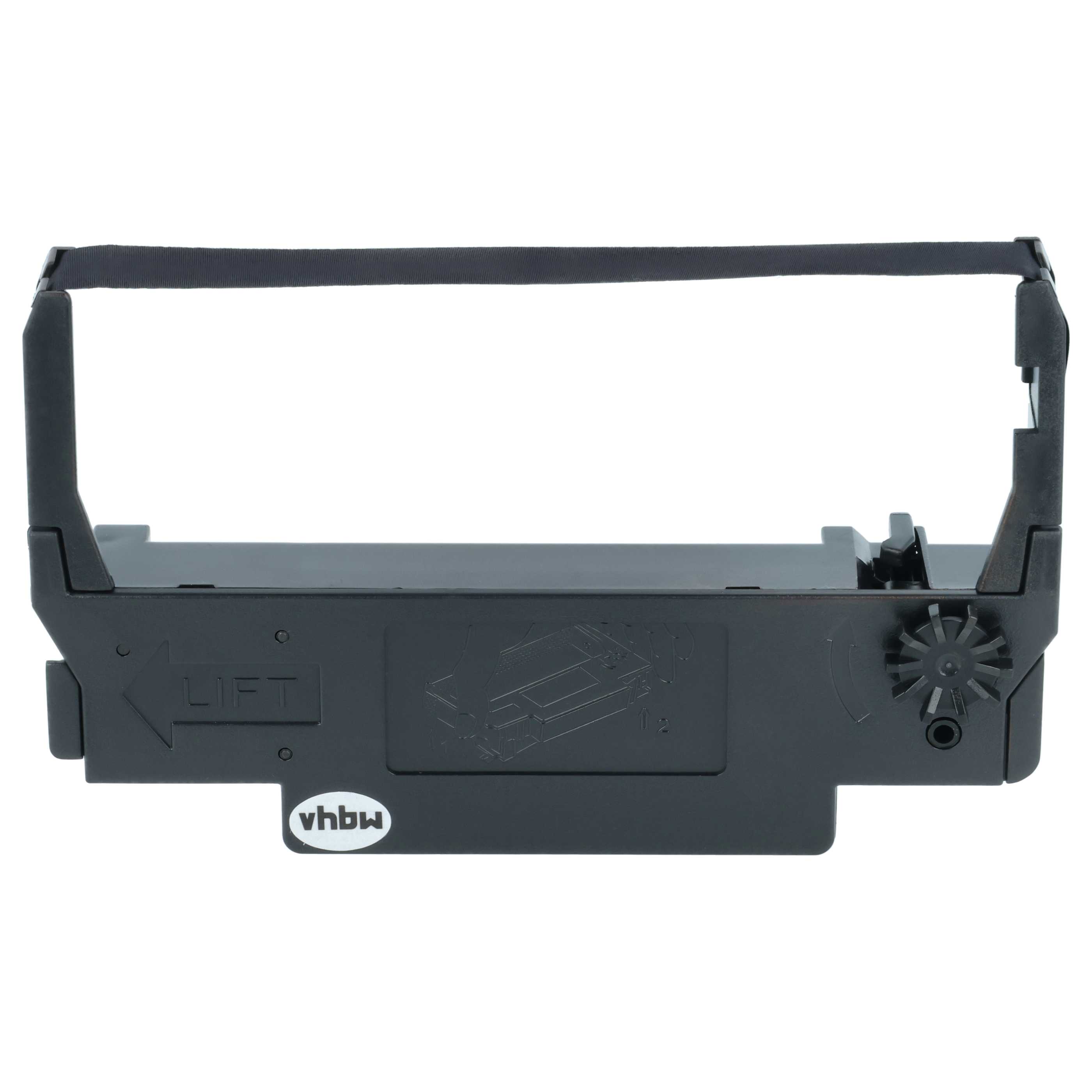 5x Ink Ribbon replaces Epson C43S015451, 655N for Hyundai Dot Matrix, Receipt Printer etc. - Black