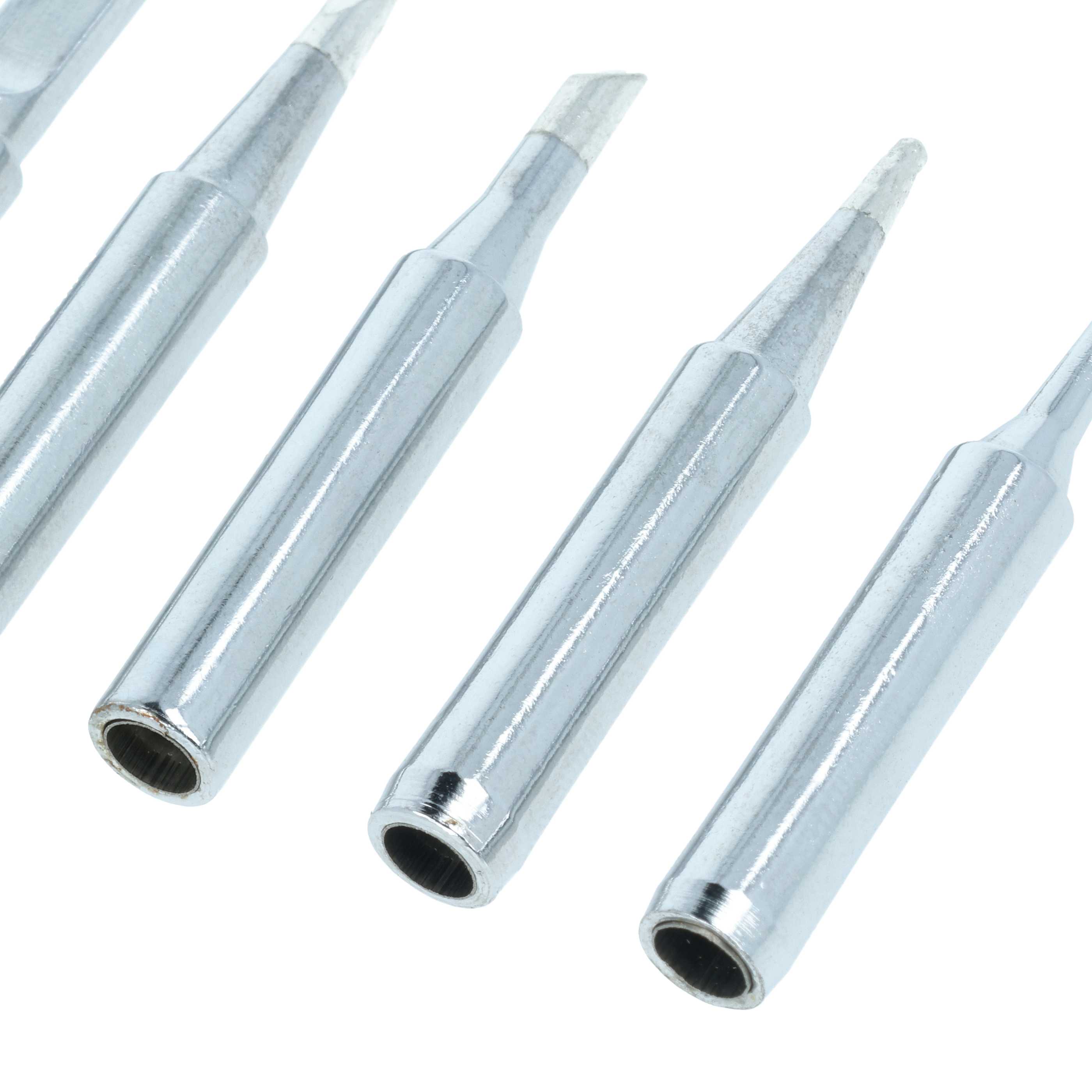 5x punte per saldatore Radio Shack, Hakko, Aoyue, Atten - 900M-T / 900M set, rame / ferro
