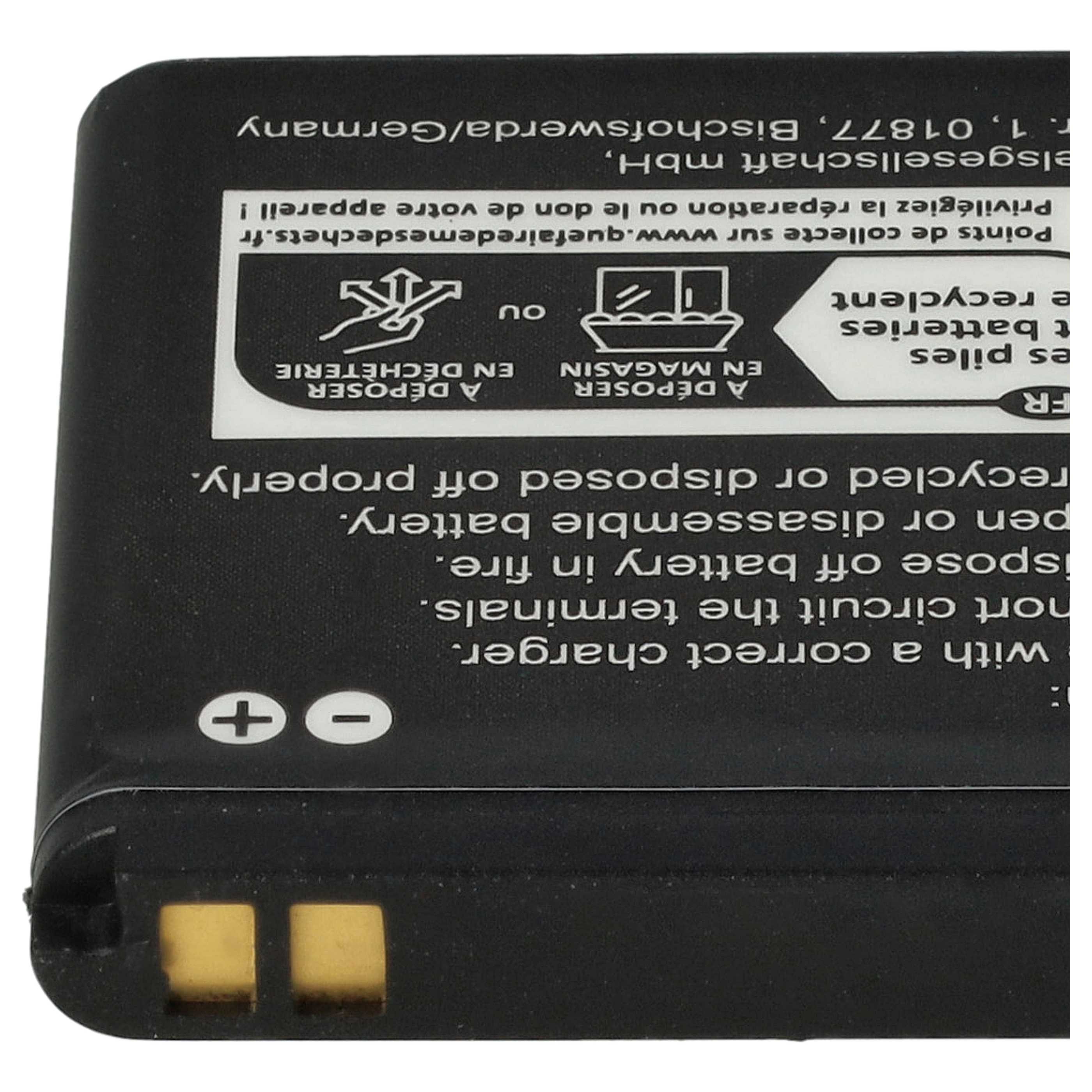 Batteria sostituisce Nokia BP-6x per cellulare - 700mAh 3,7V Li-Ion 