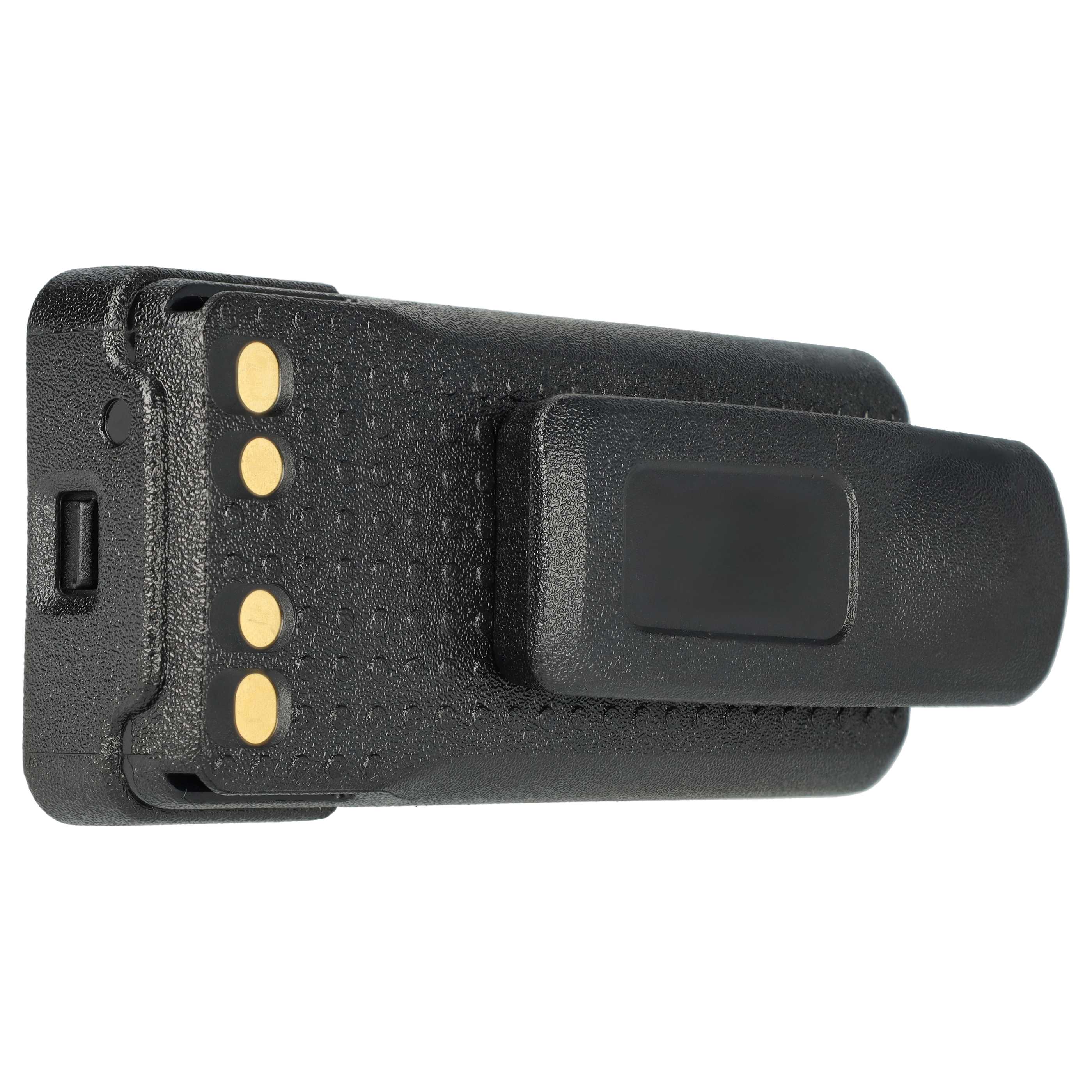 Radio 10x Battery replaces Motorola PMNN4415AR, PMNN4415, PMNN441 - 2600 mAh 7.4 V Li-Ion + Belt Clip