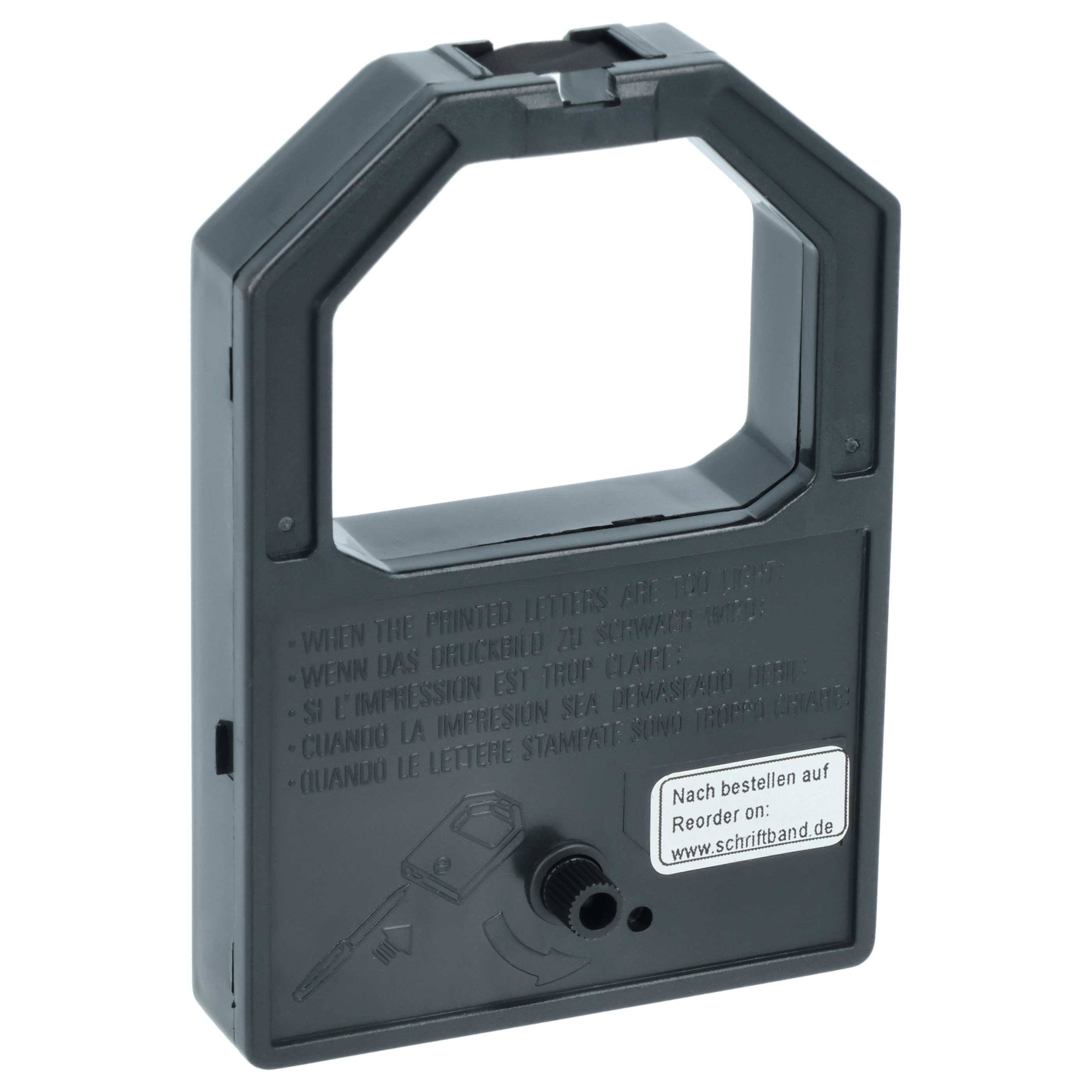 Ink Ribbon replaces GRC T526 for Dot Matrix, Receipt Printer - Black